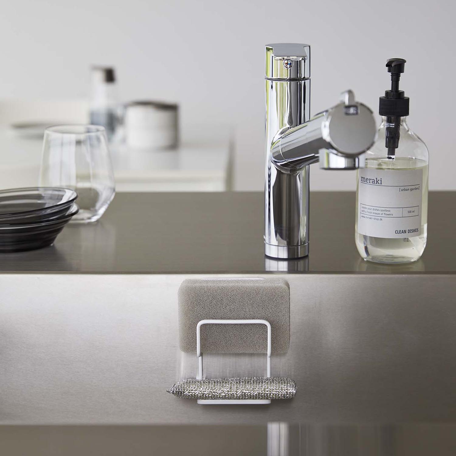 Tower Self-Adhesive Double Sponge Holder