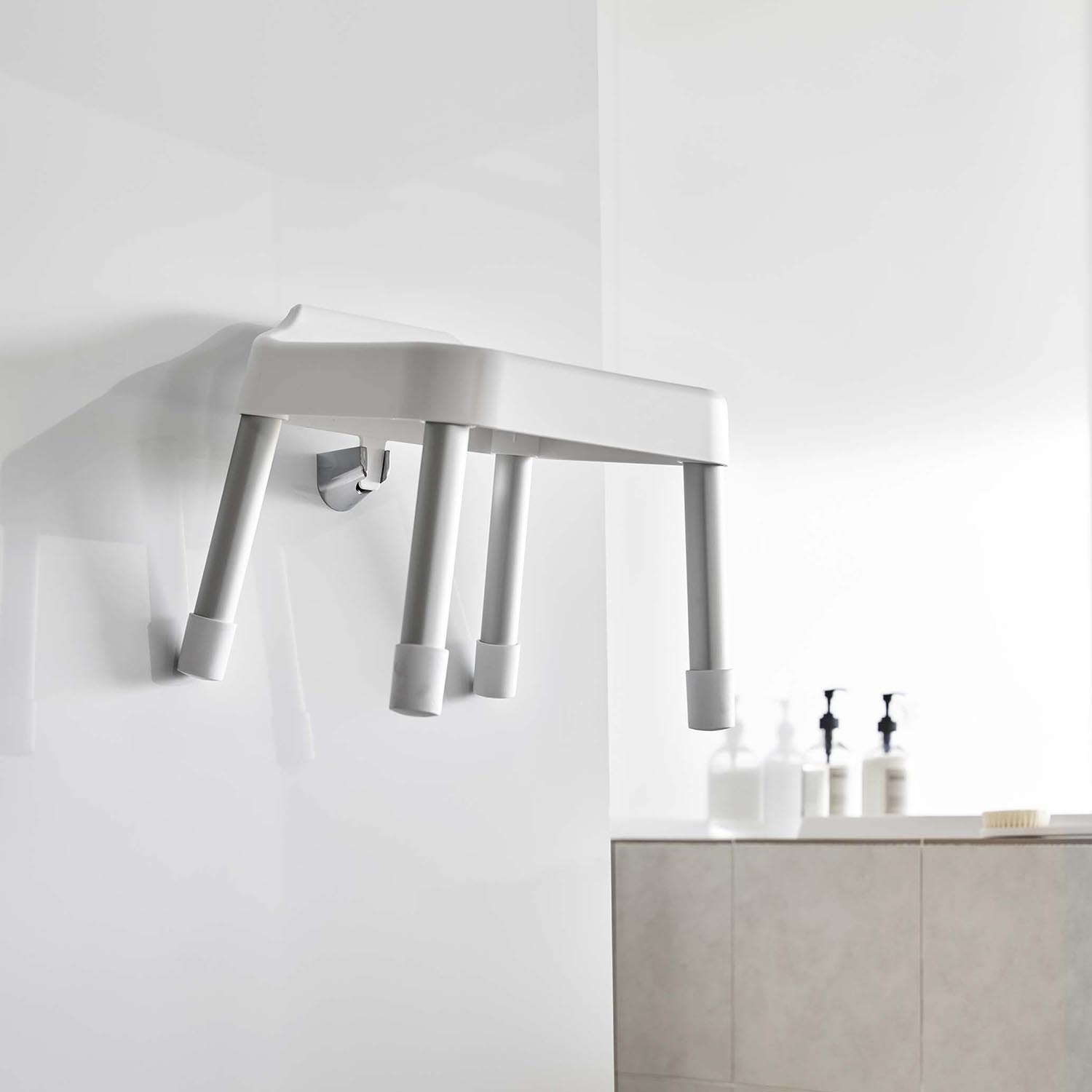 Mist Hangable Shower Stool 25cm seat Height