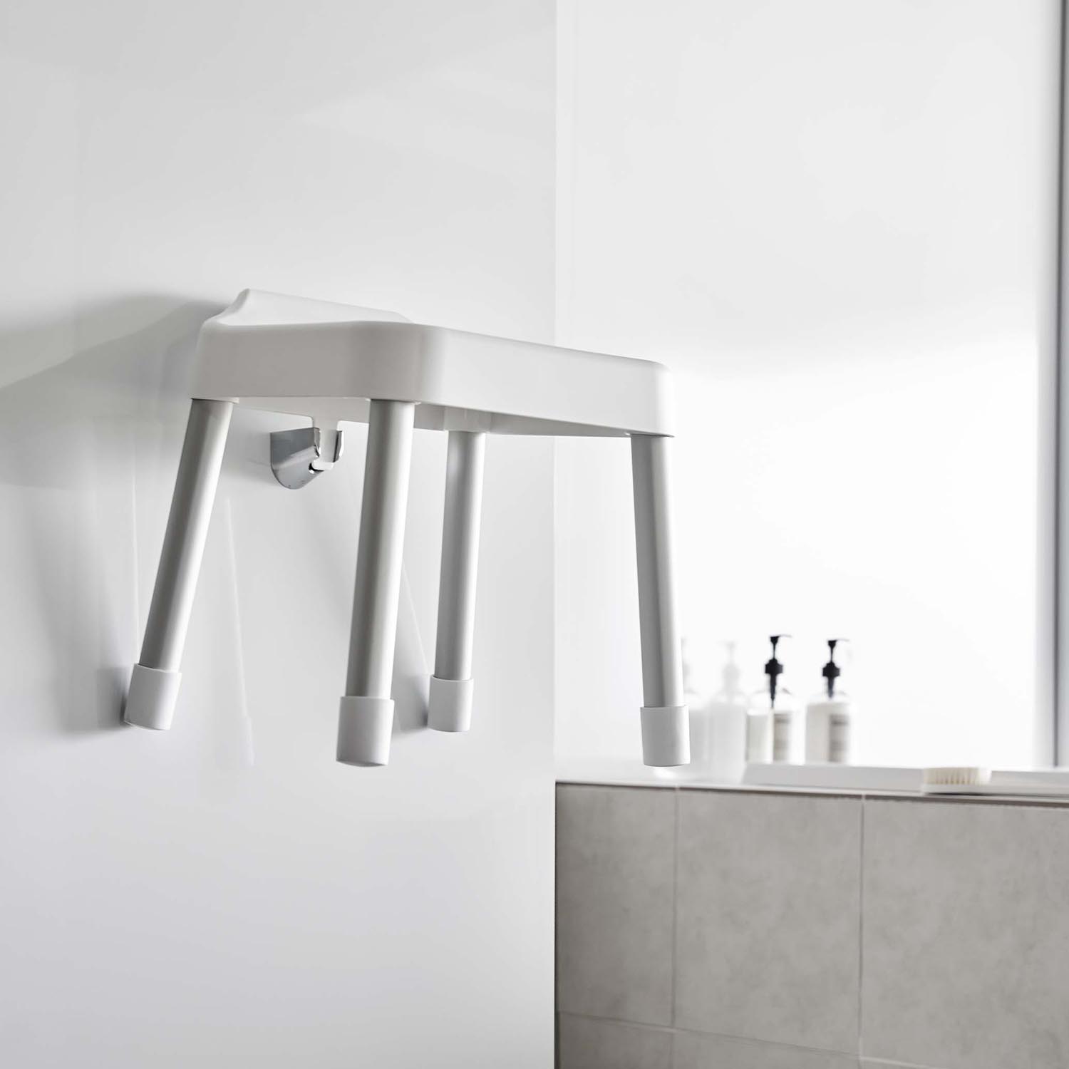 Mist Hangable Shower Stool 30cm seat Height