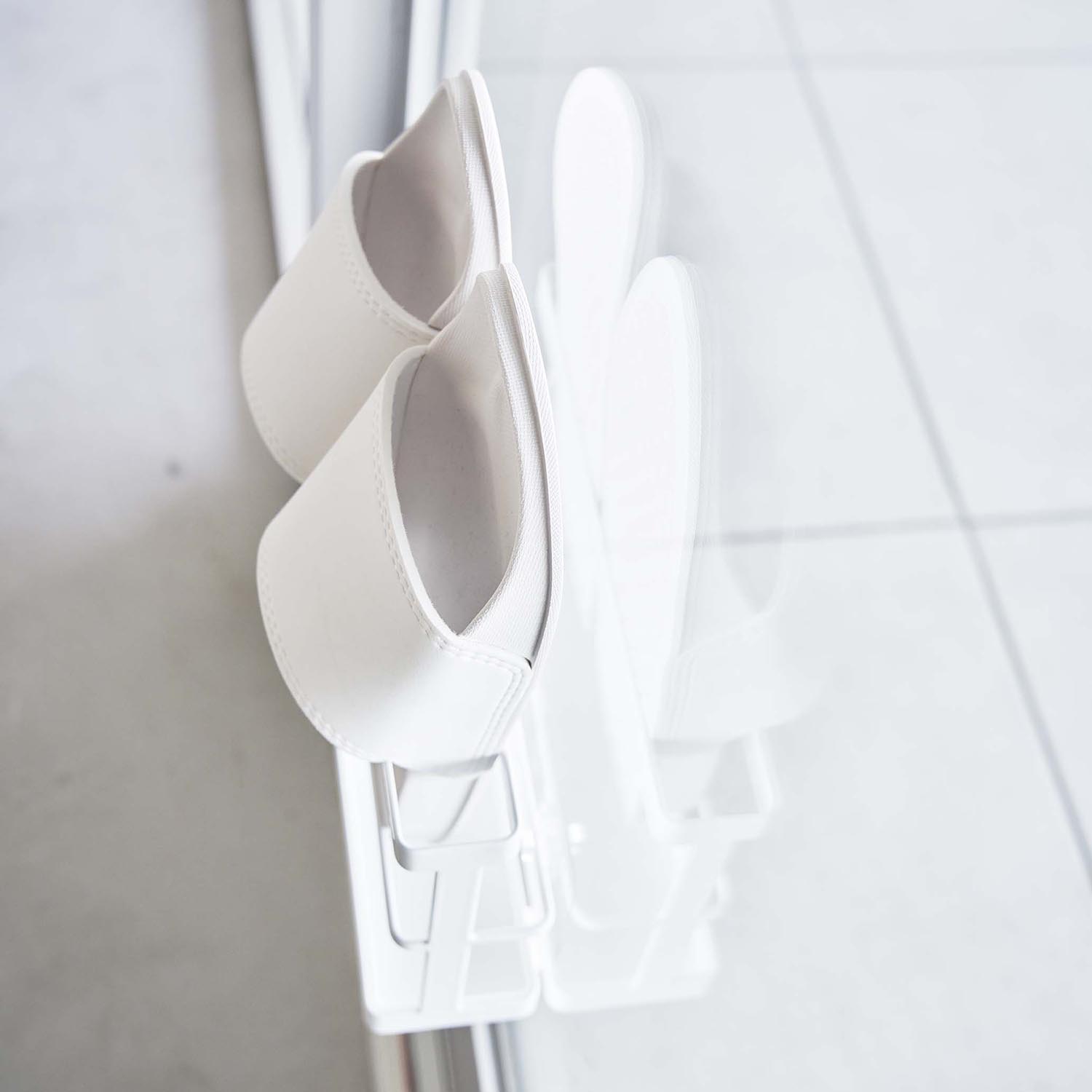 Tower Slipper Rack With Storage Tray