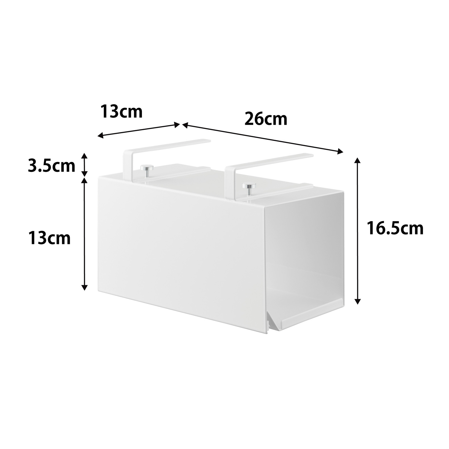Tower Under-Shelf Paper Towel Holder - Small Size Spec