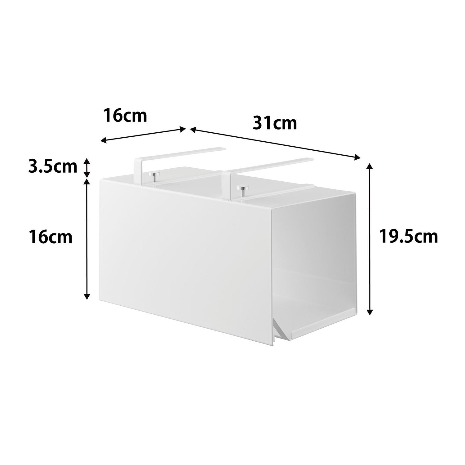 Tower Under-Shelf Paper Towel Holder -  Large Size Spec