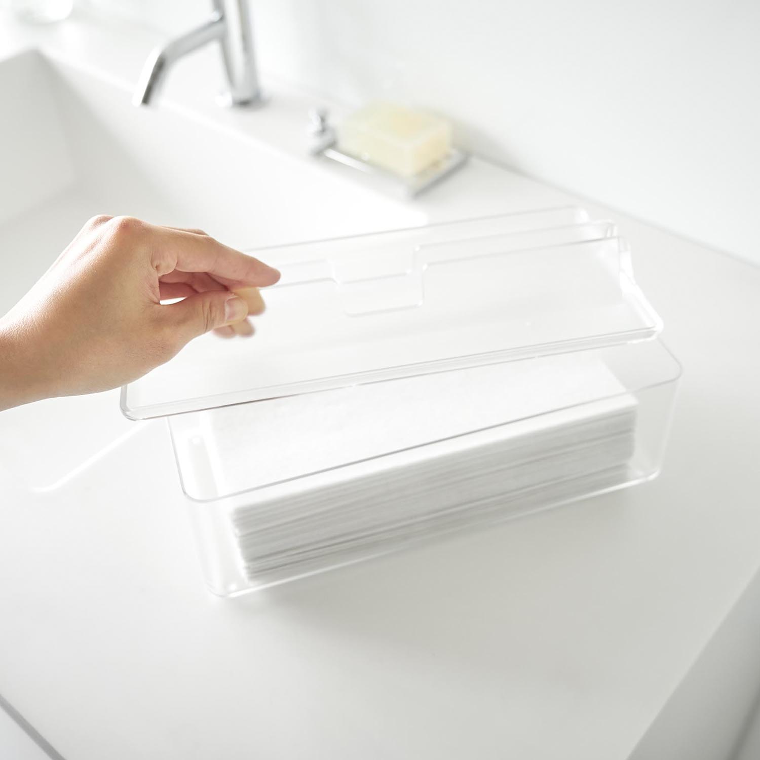 Smart Tissue Case With Tray Lid