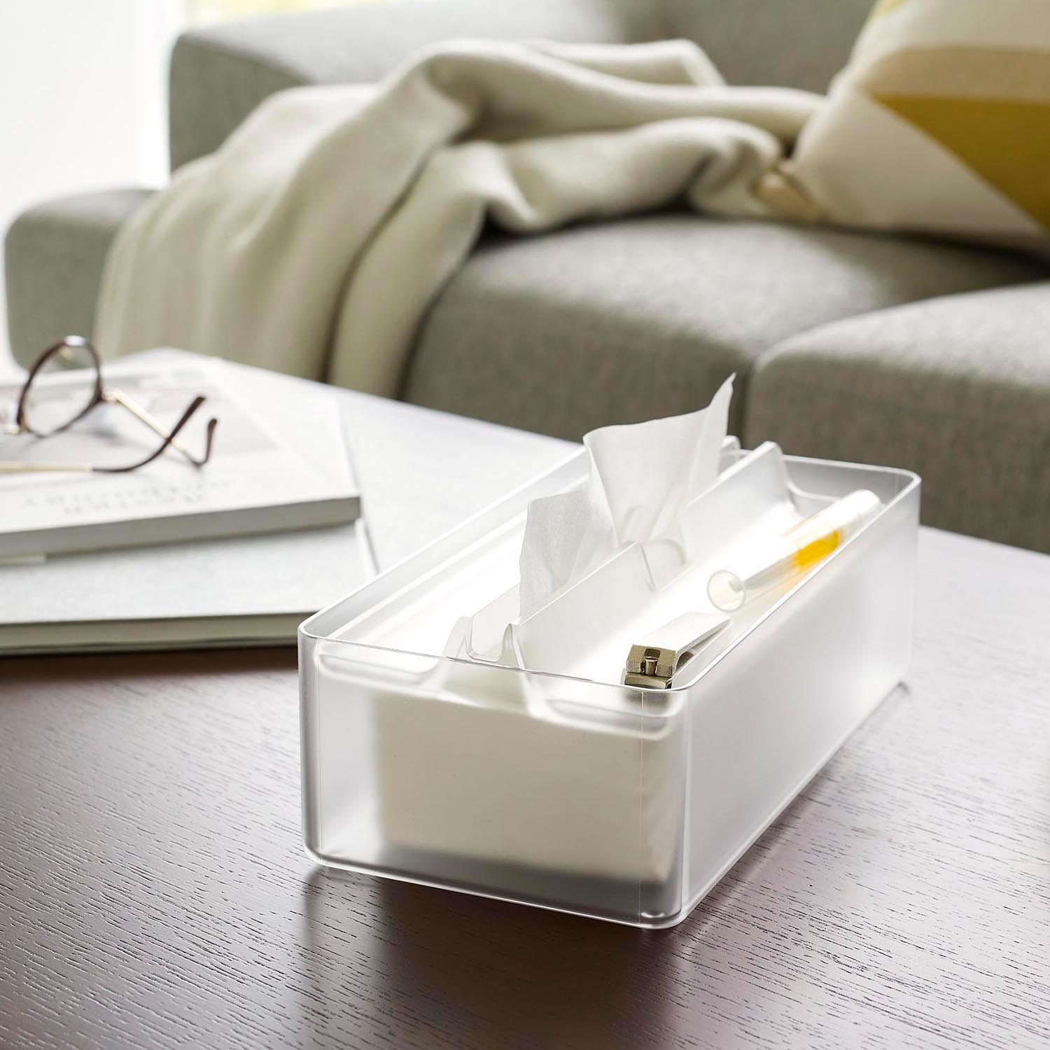 Smart Tissue Case With Tray Lid