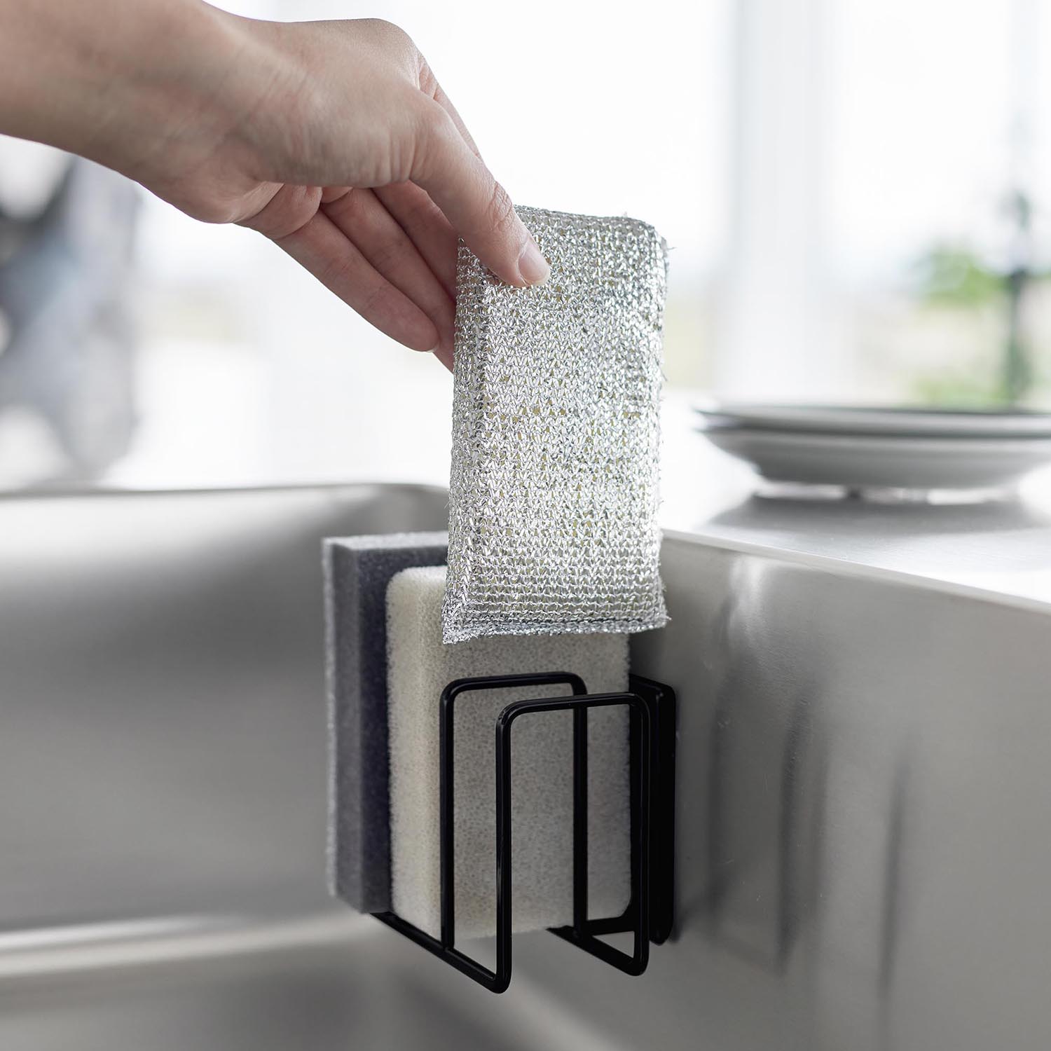 Tower Magnetic 3 Sponge Holder