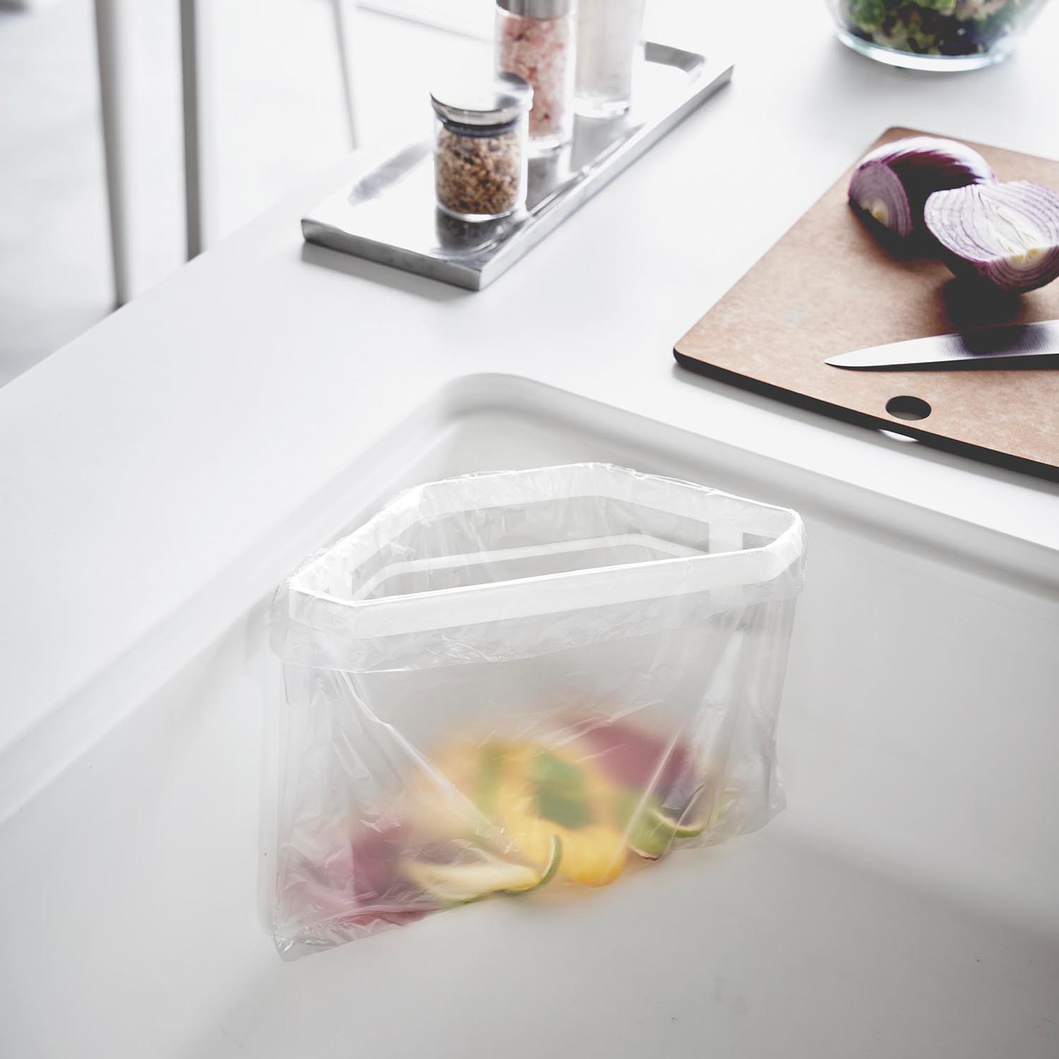 Plate Self-Adhesive Sink Corner Compost Holder