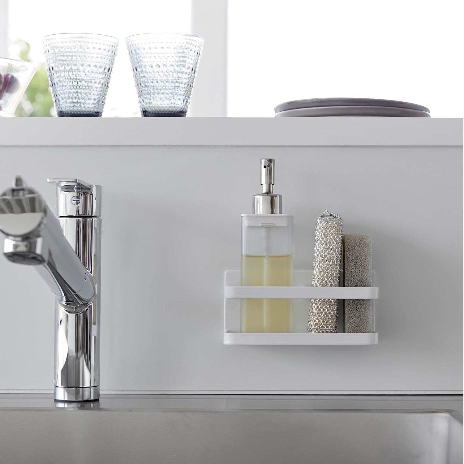 Tower Magnetic Sponge And Dispenser Rack