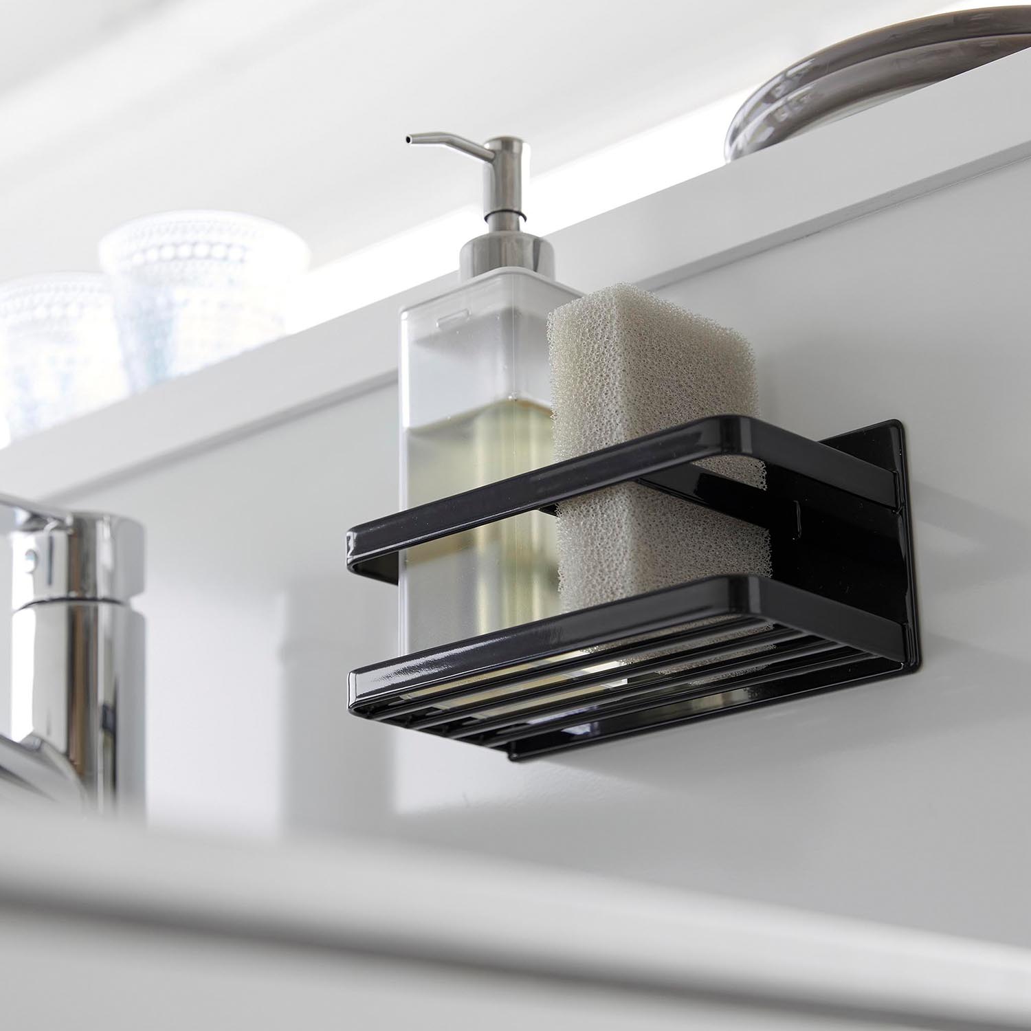 Tower Magnetic Sponge And Dispenser Rack