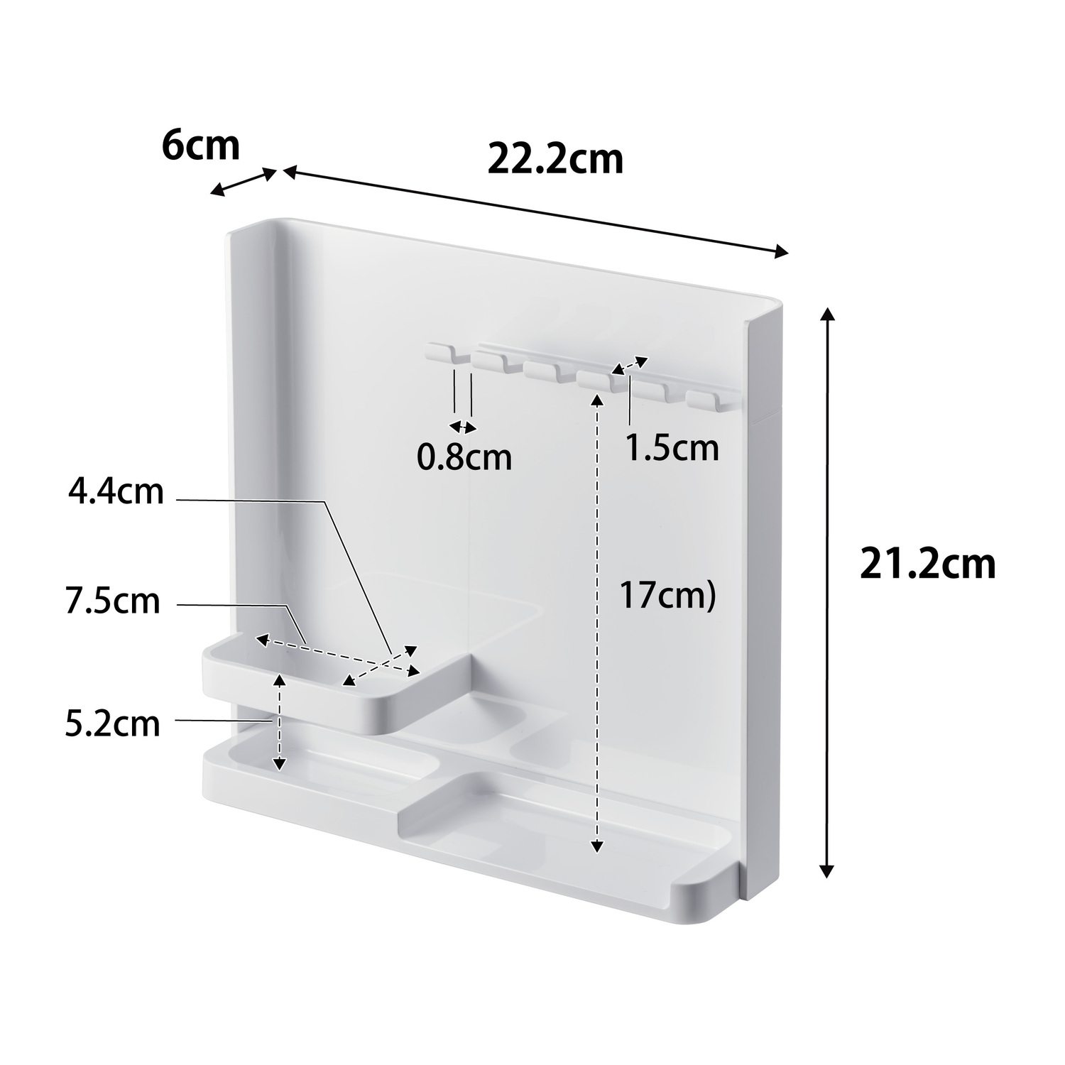 Tower Toothbrush And Toothpaste Stand Size Spec