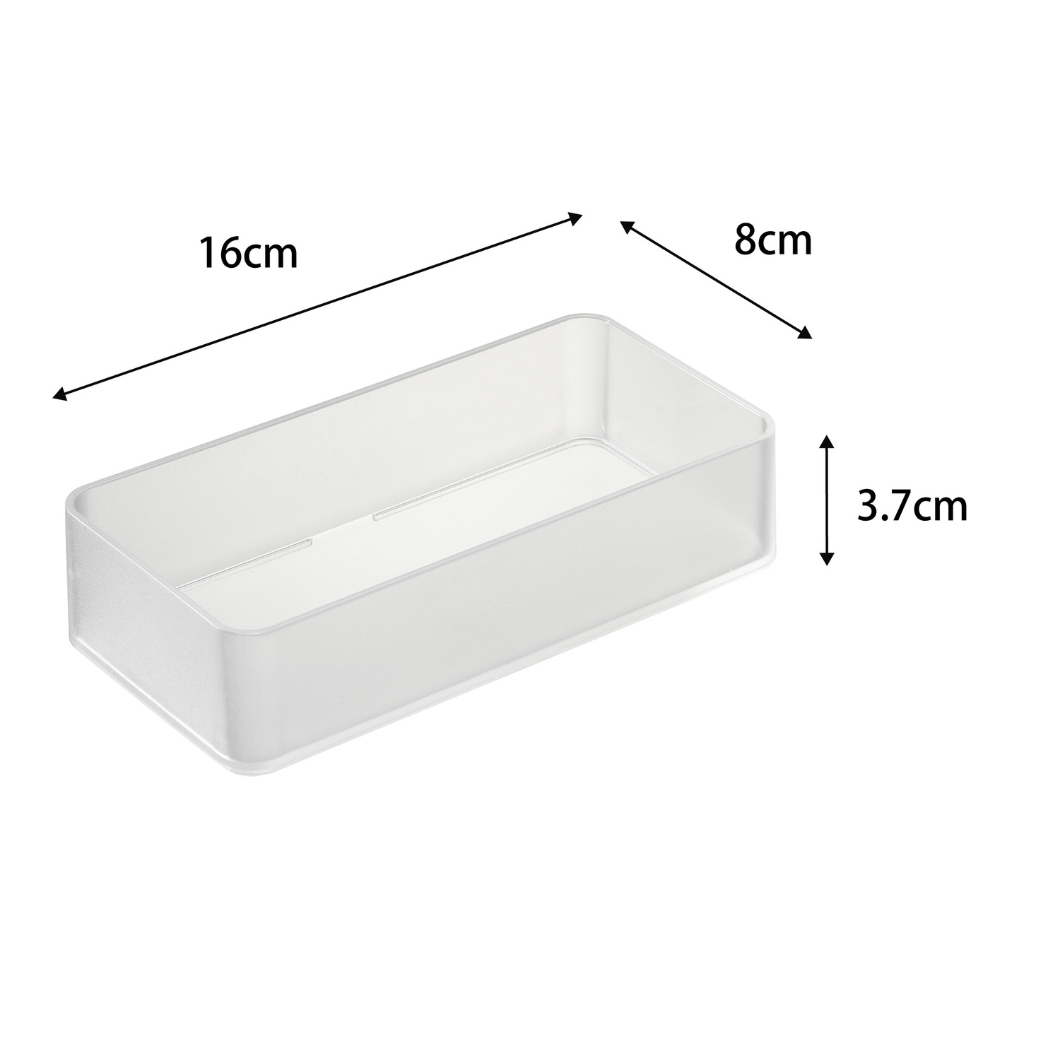 Tower Transparent Stackable Orgznier - Medium Size Spec