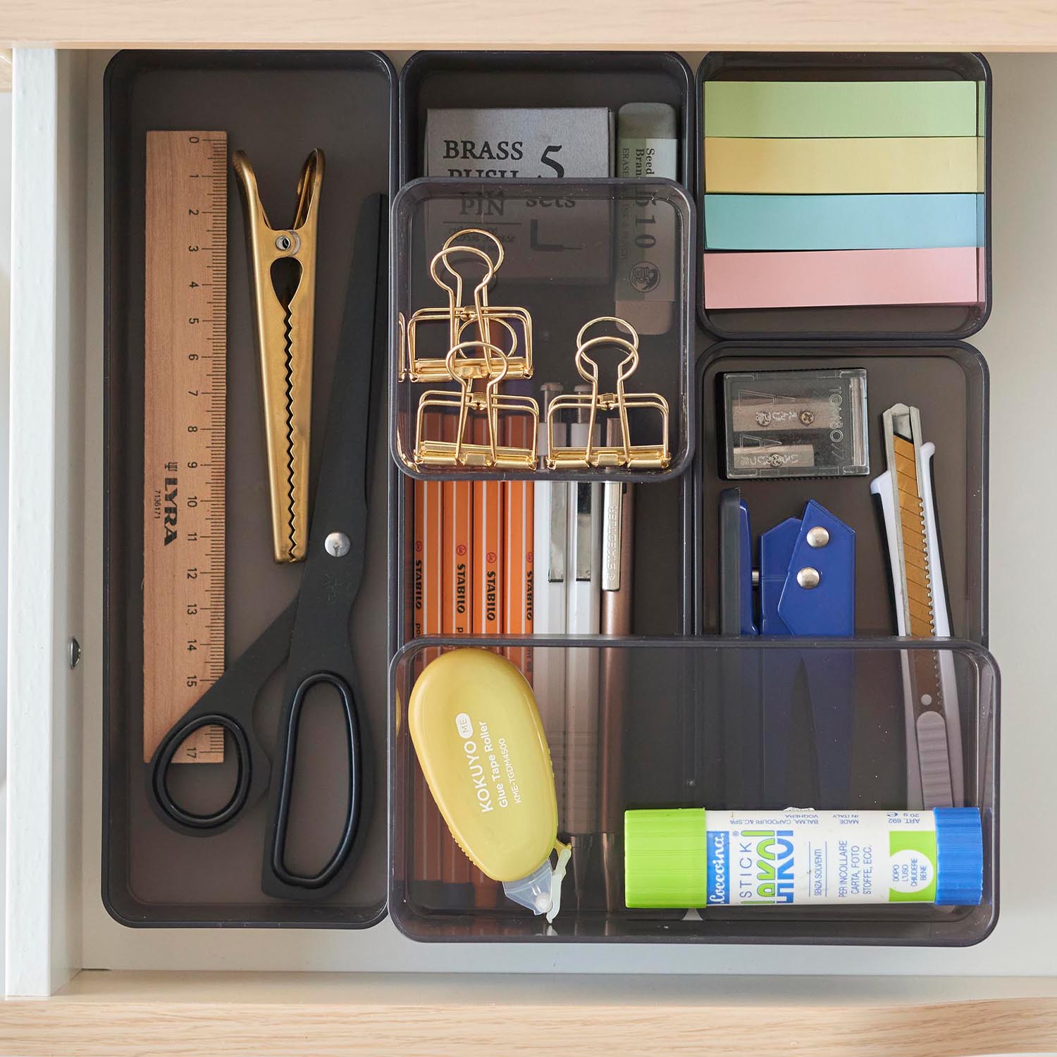 Tower Opaque Stackable Organiser - Large