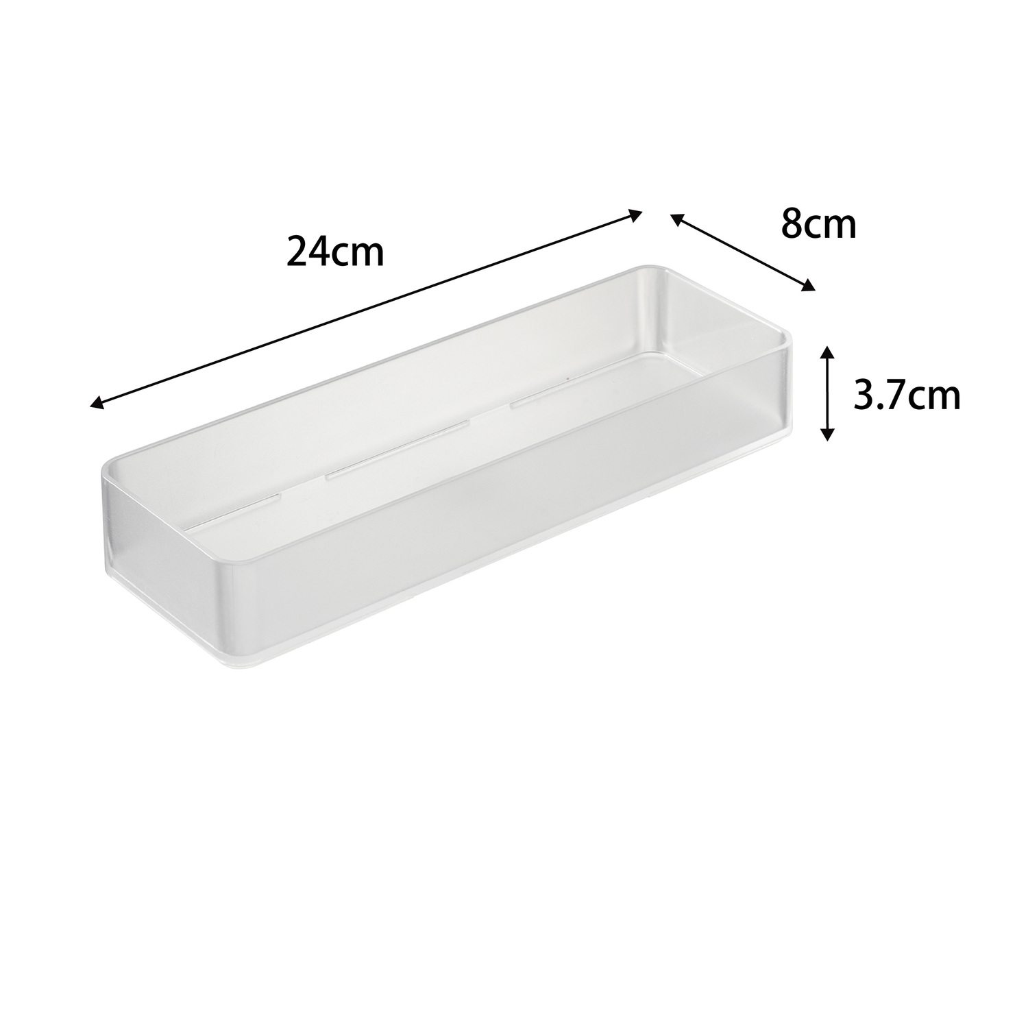 Tower Opaque Stackable Organiser - Large Size Spec