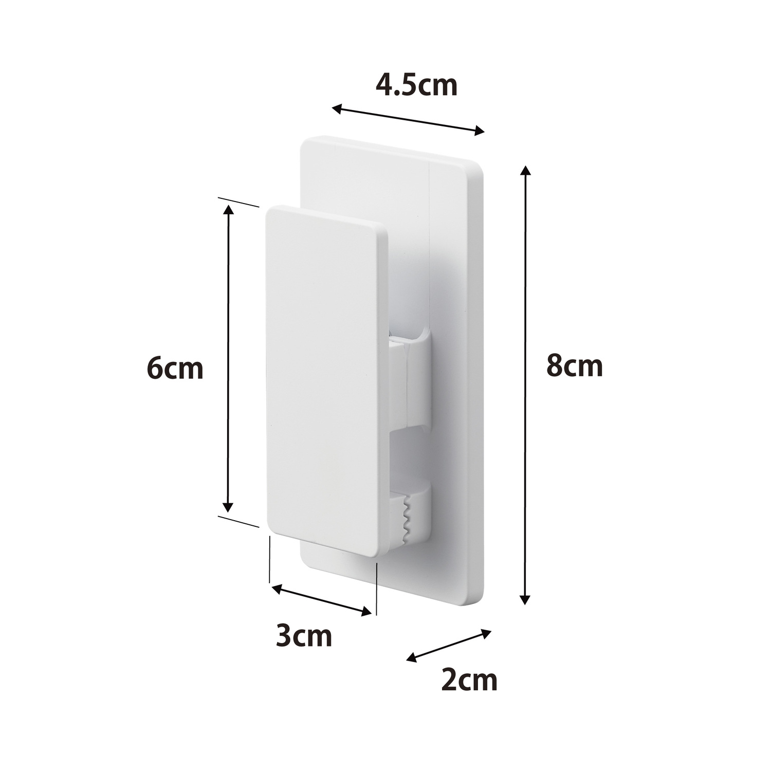Tower Magnetic Clips (2-Set) Size Spec