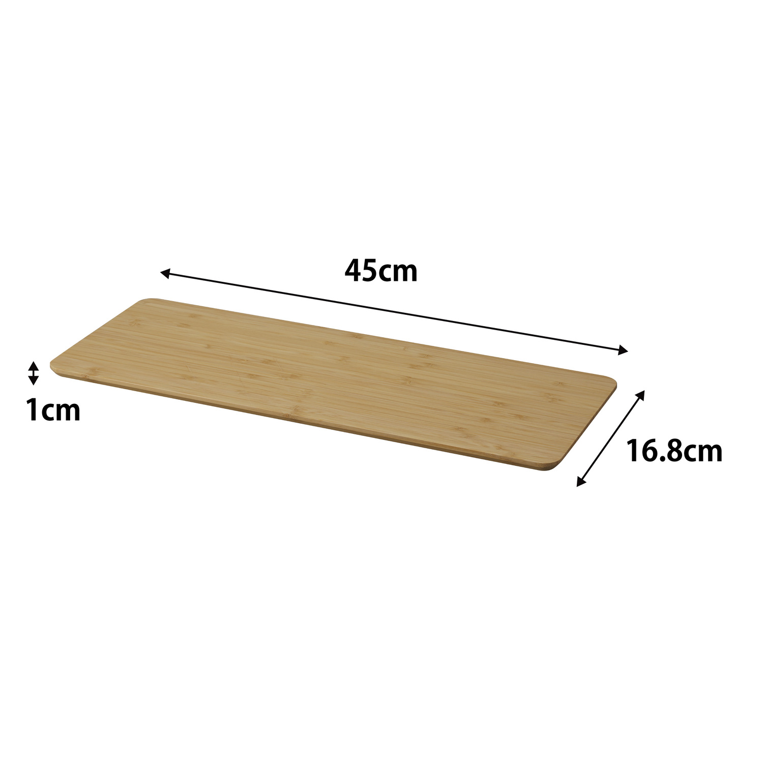 Tosca Long Bamboo Cutting Board Size Spec