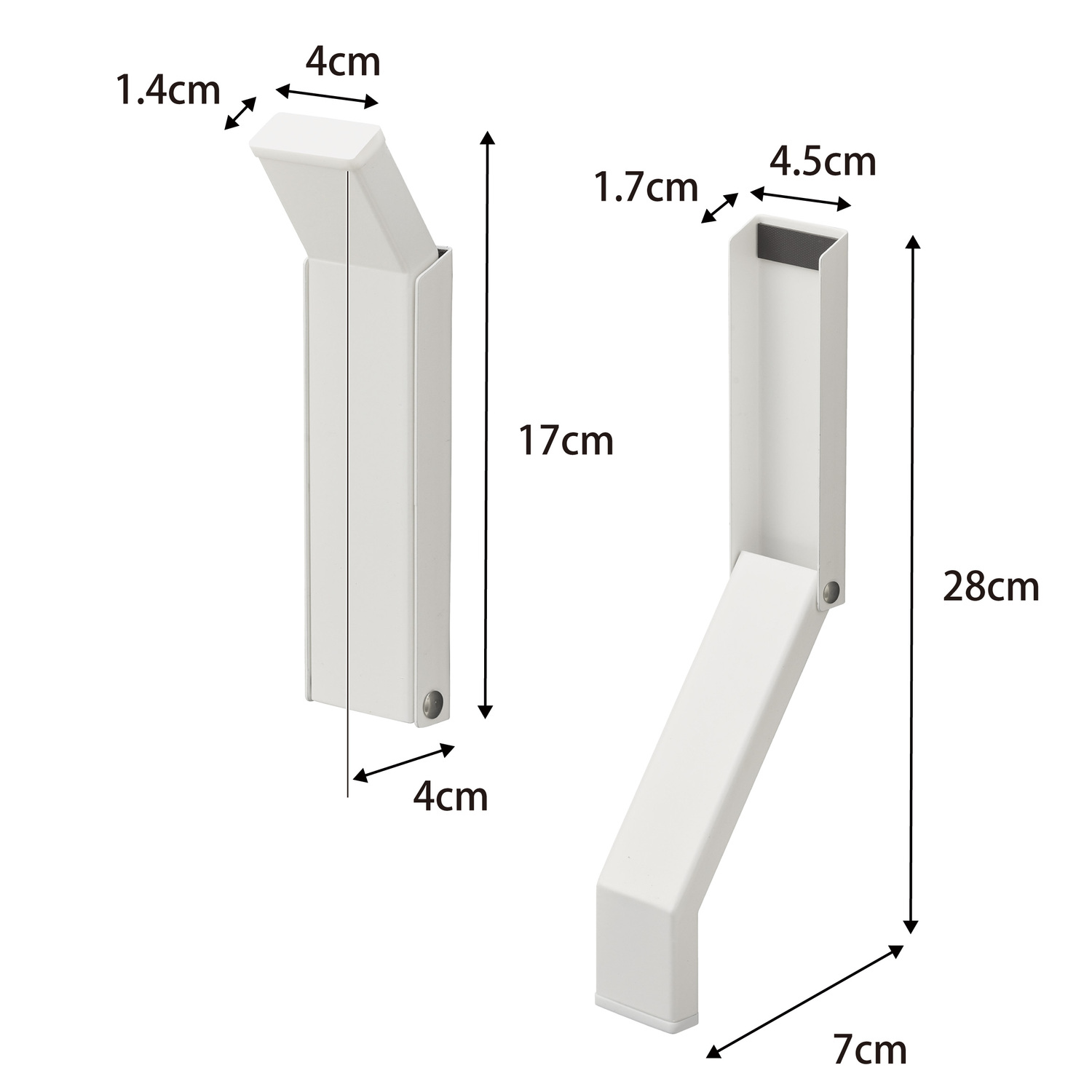 Tower Adhesive Foldable Doorstop Size Spec