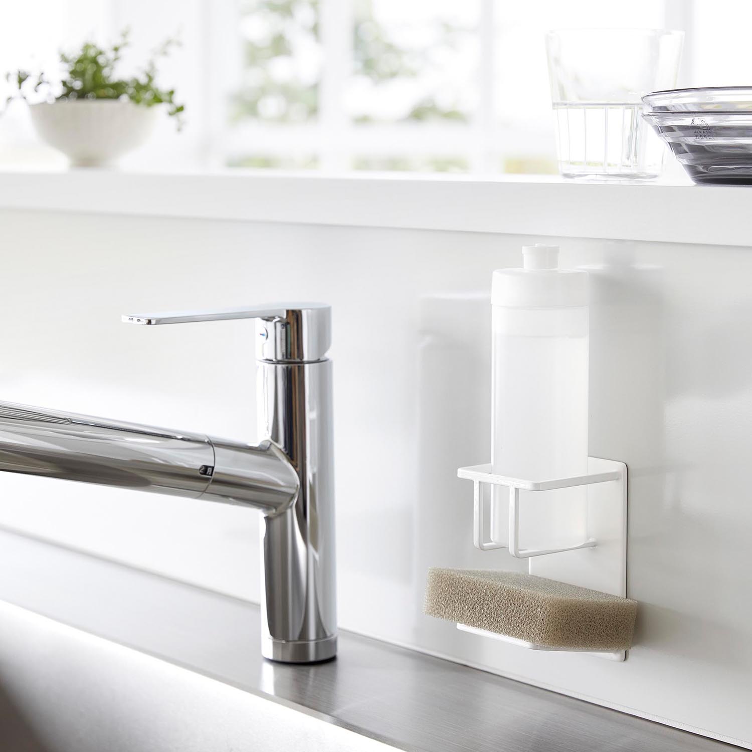 Tower Magnetic Sponge And Dispenser Holder