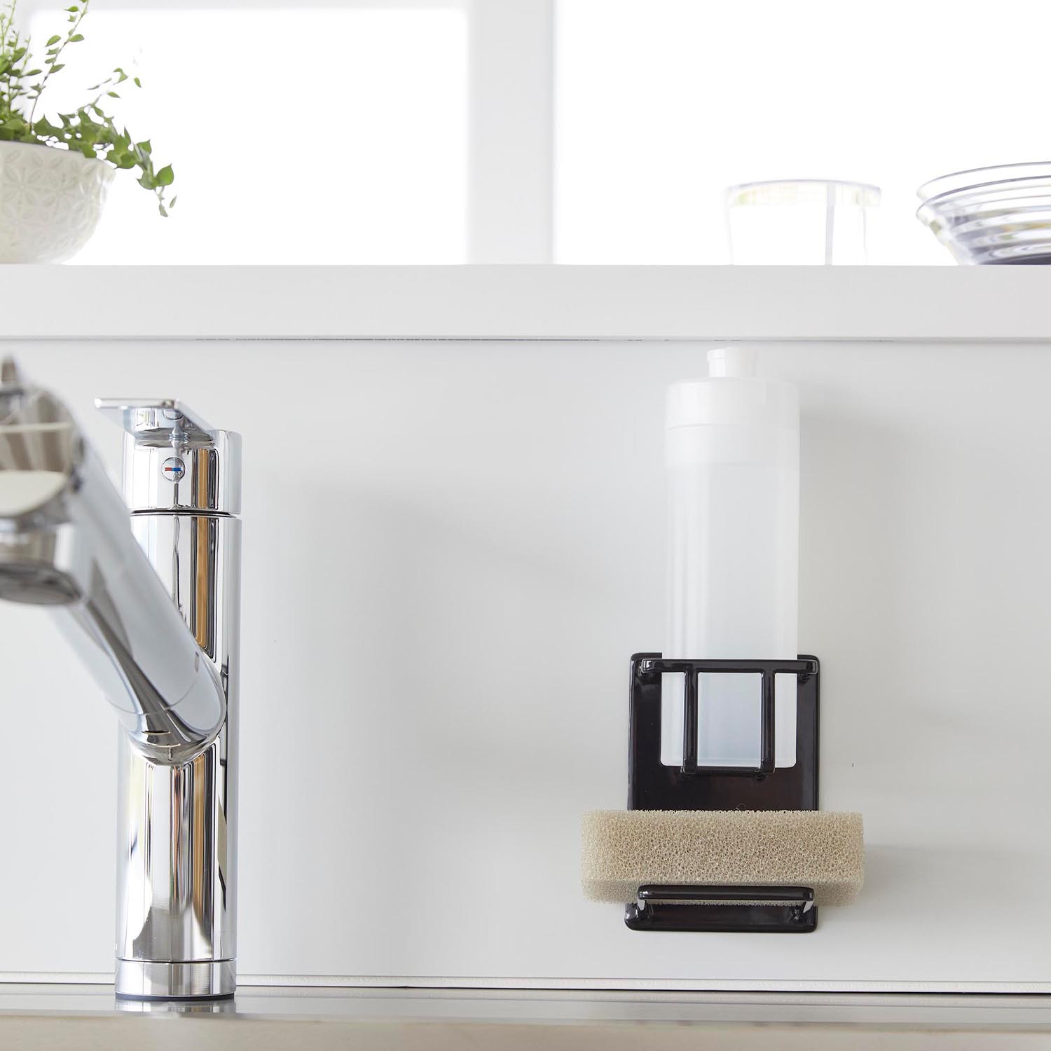 Tower Magnetic Sponge And Dispenser Holder