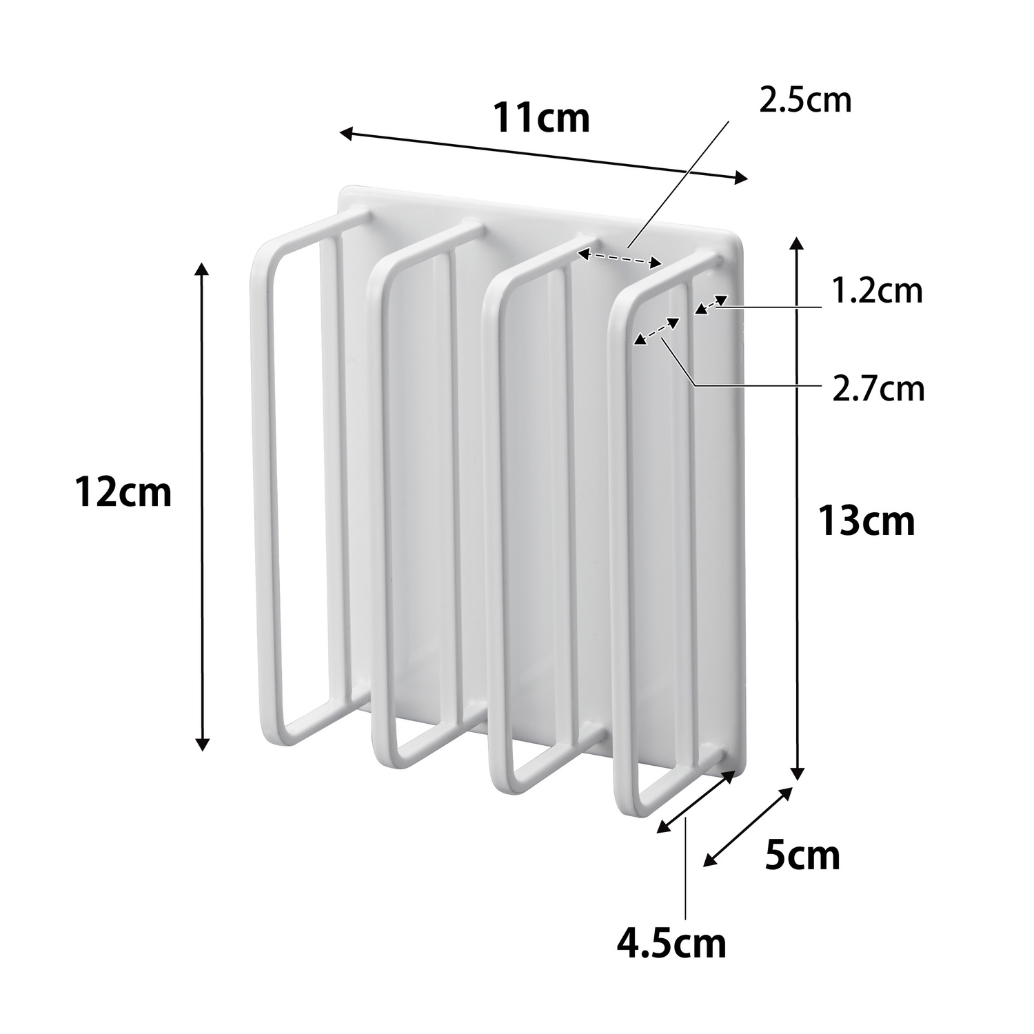 Tower Magnetic Bathtub Cover Hanger Size Spec