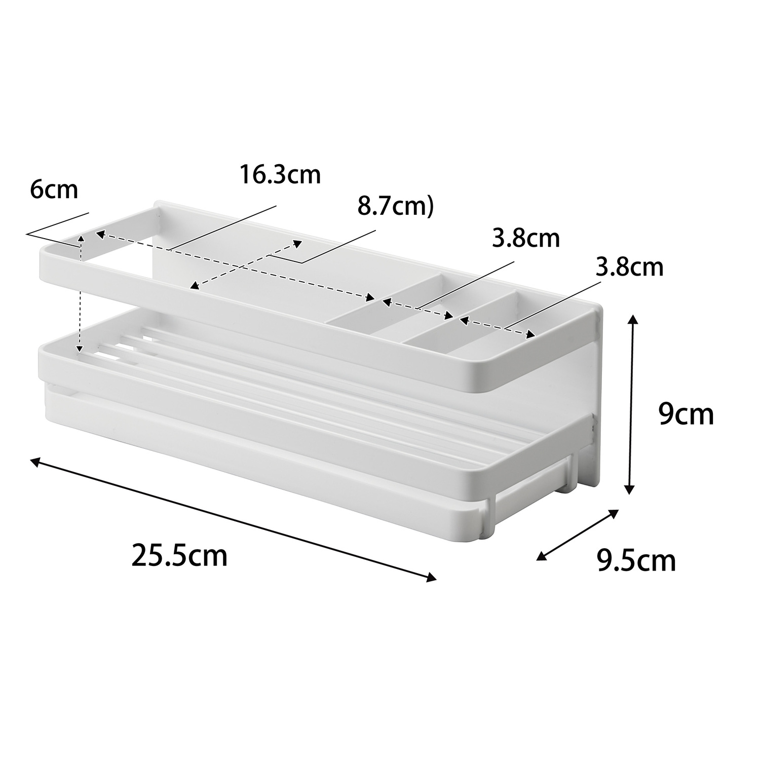 Tower Magnetic Sponge And Dispenser Tray Size Spec