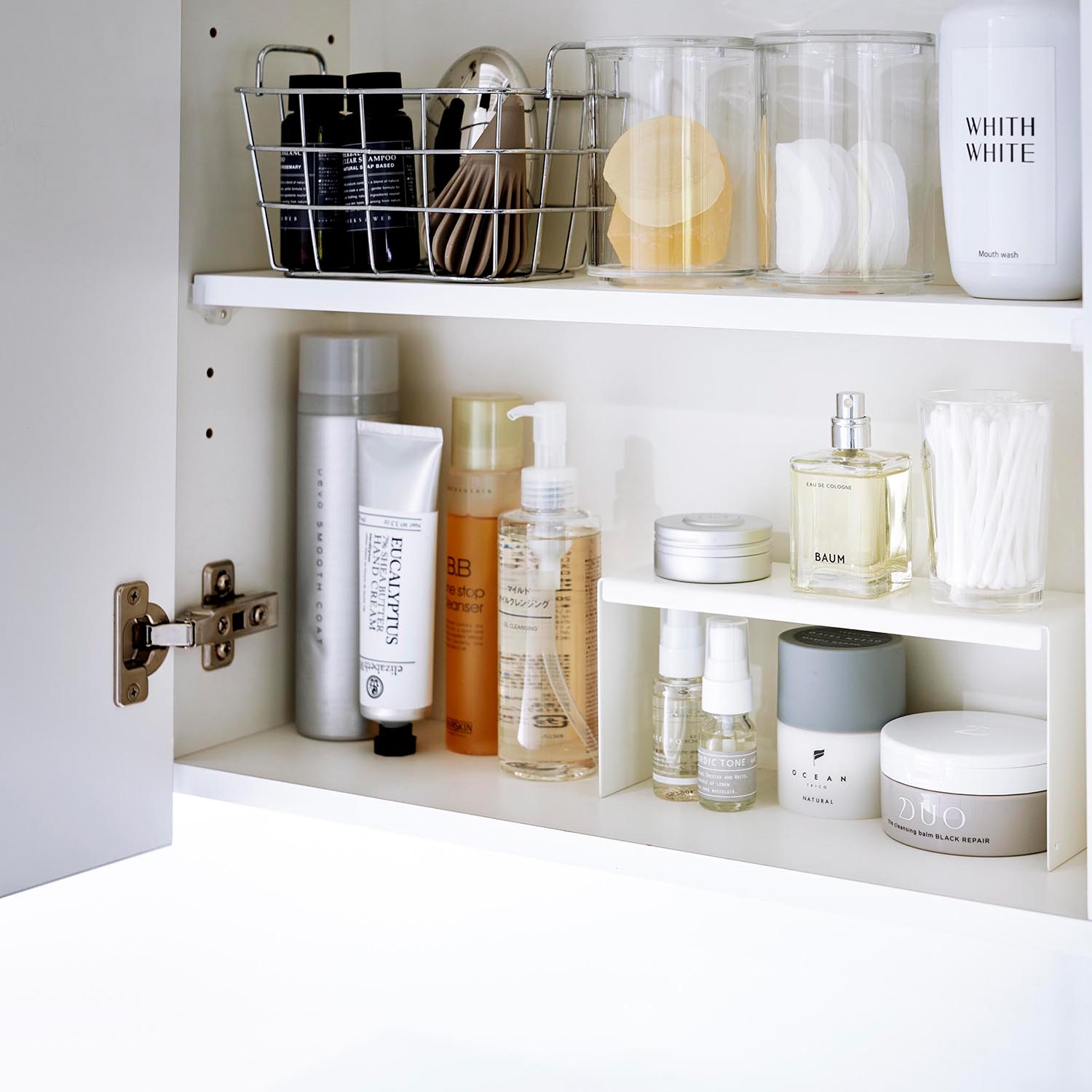 Tower Bathroom Mirror Storage Rack (2-Set)
