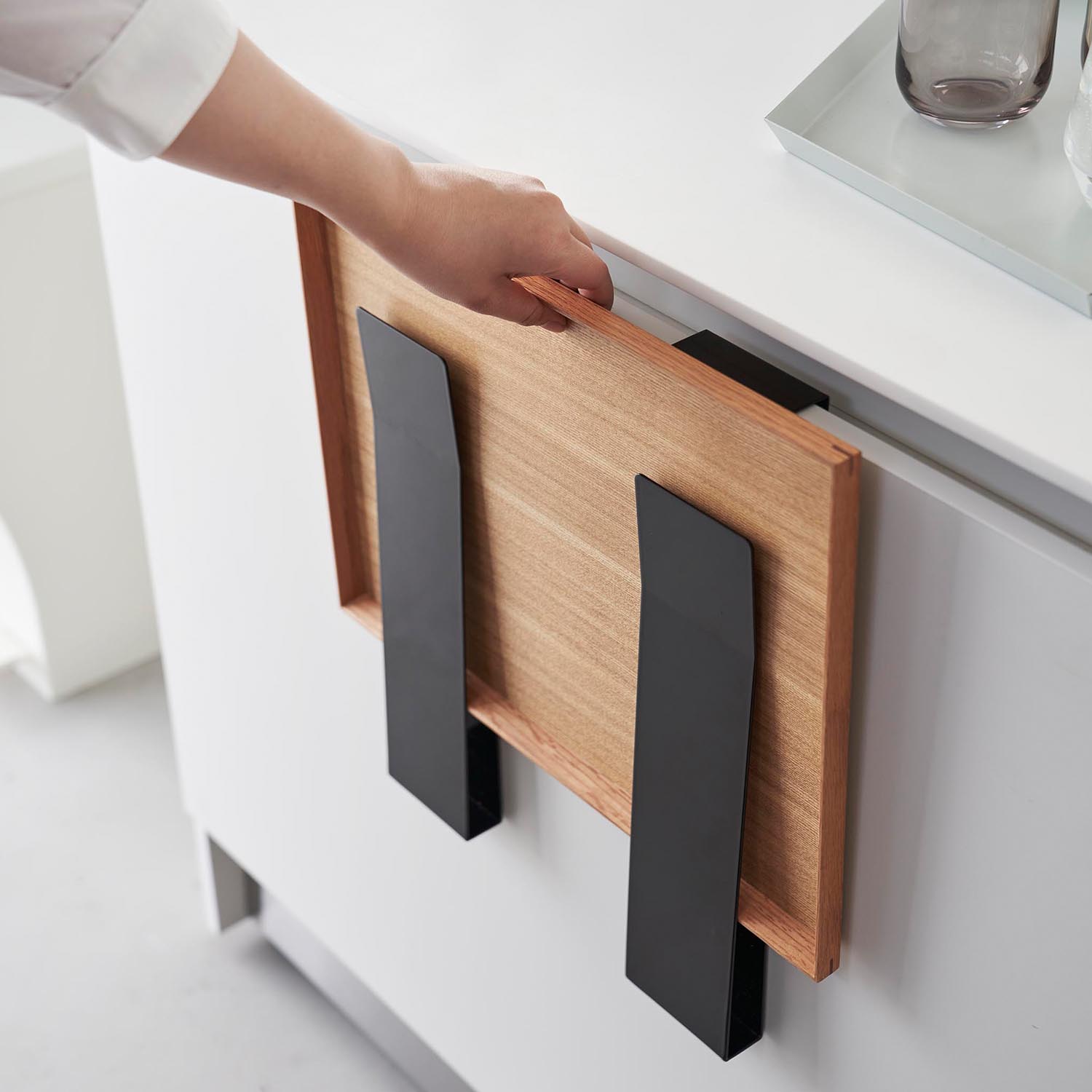 Tower Cabinet Door Placemat Hangers