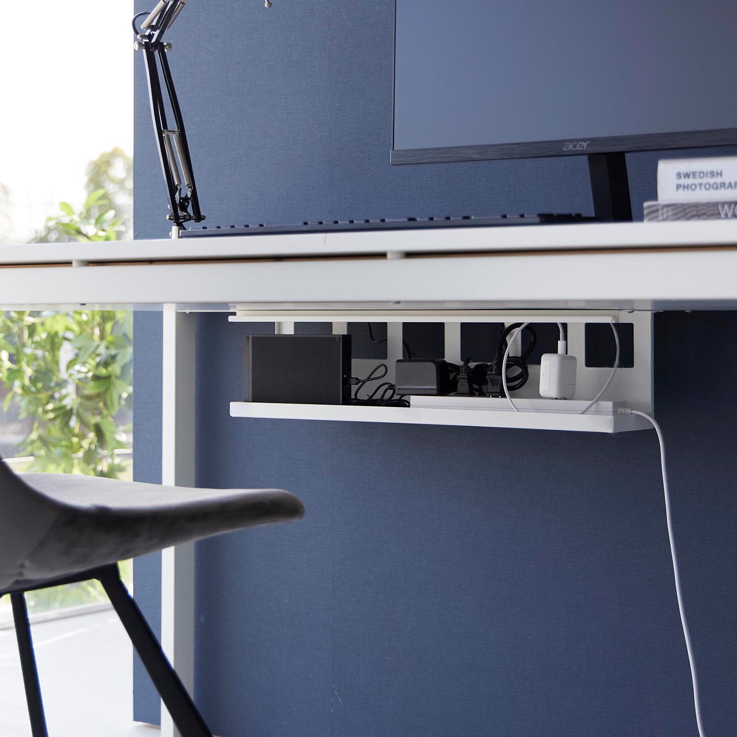 Tower Under-Desk Cable Rack - Long