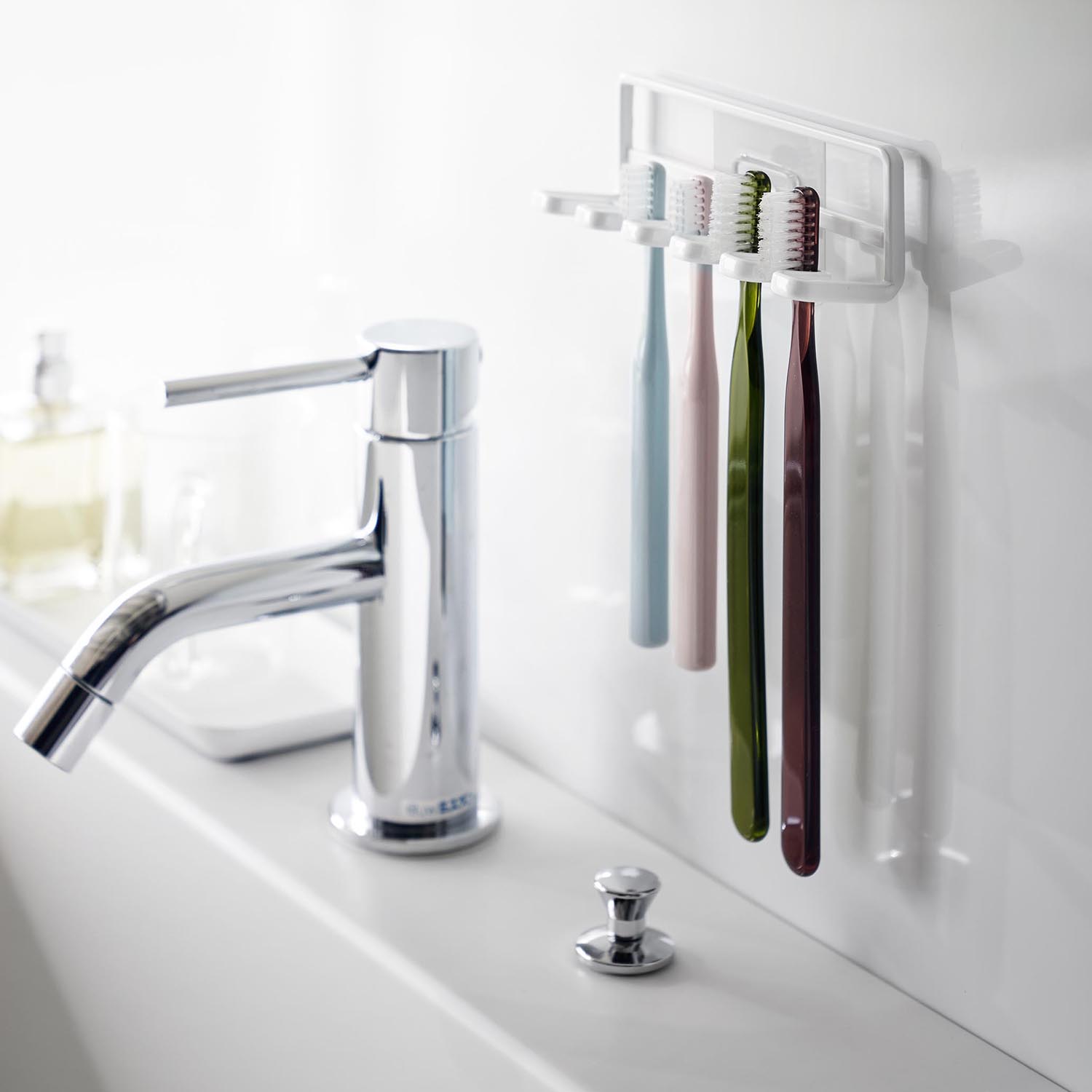 Tower Reusable Adhesive Toothbrush Holder