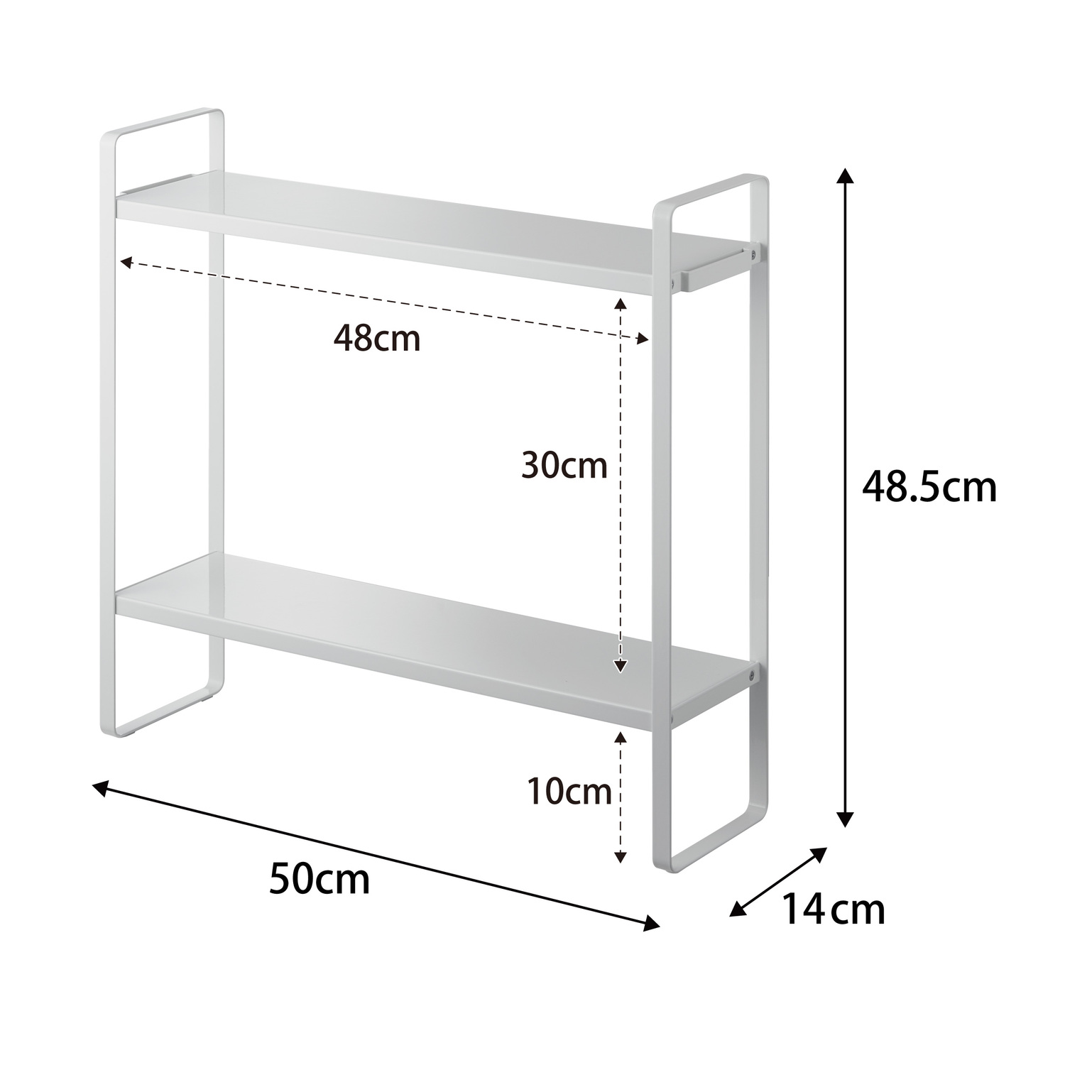 Tower Countertop Storage Rack Size Spec
