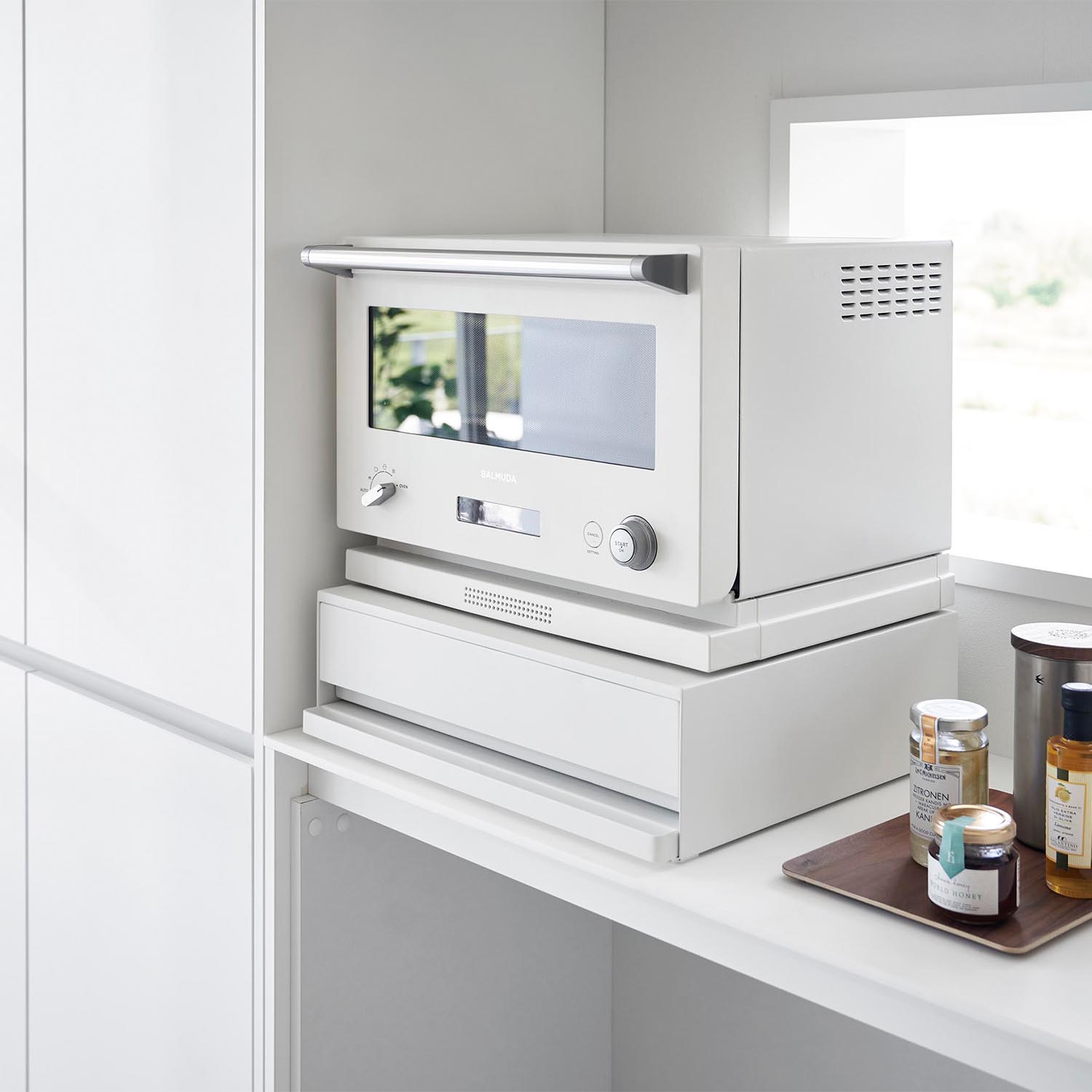 Tower Two-Way Drawer & Pull-Out Shelf