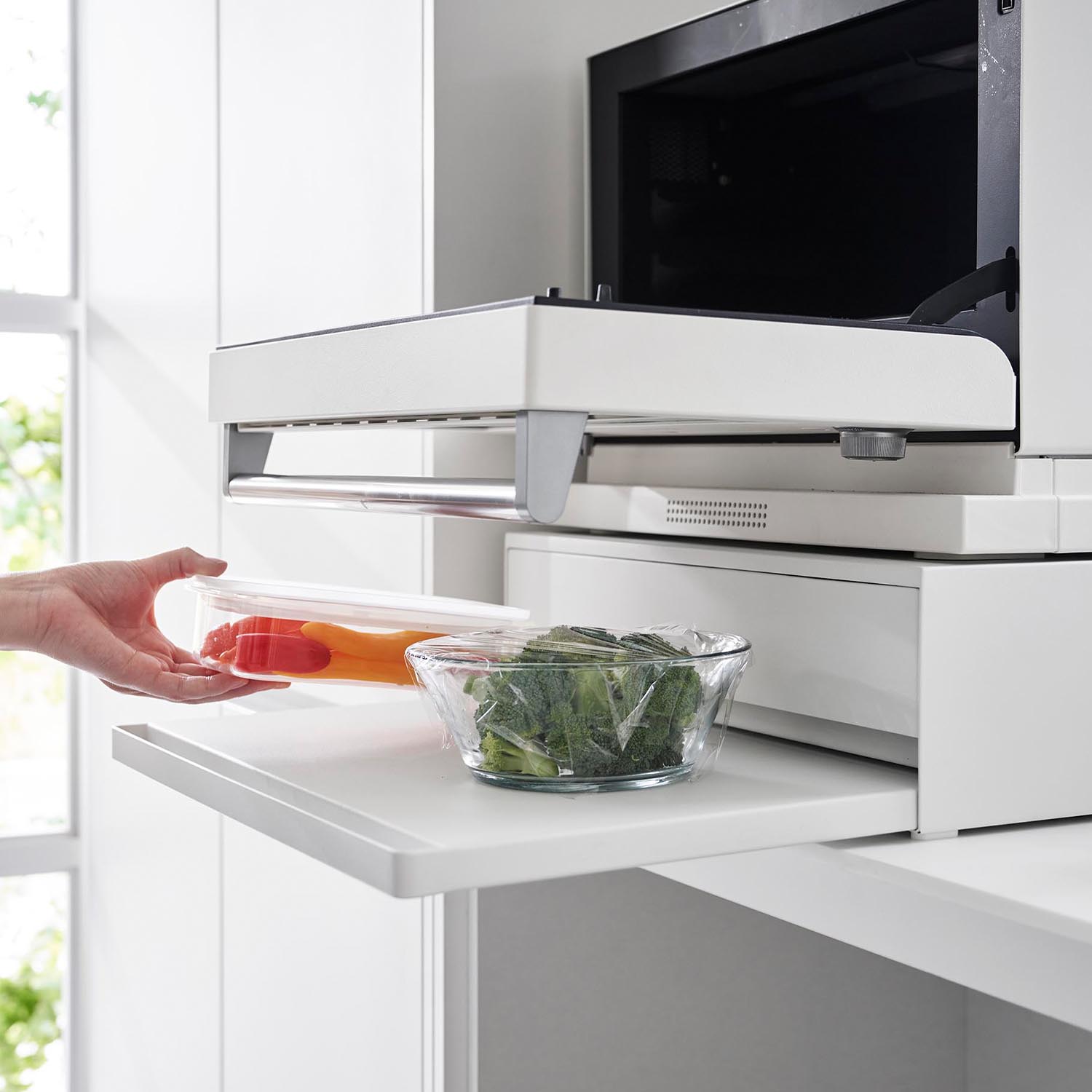 Tower Two-Way Drawer & Pull-Out Shelf