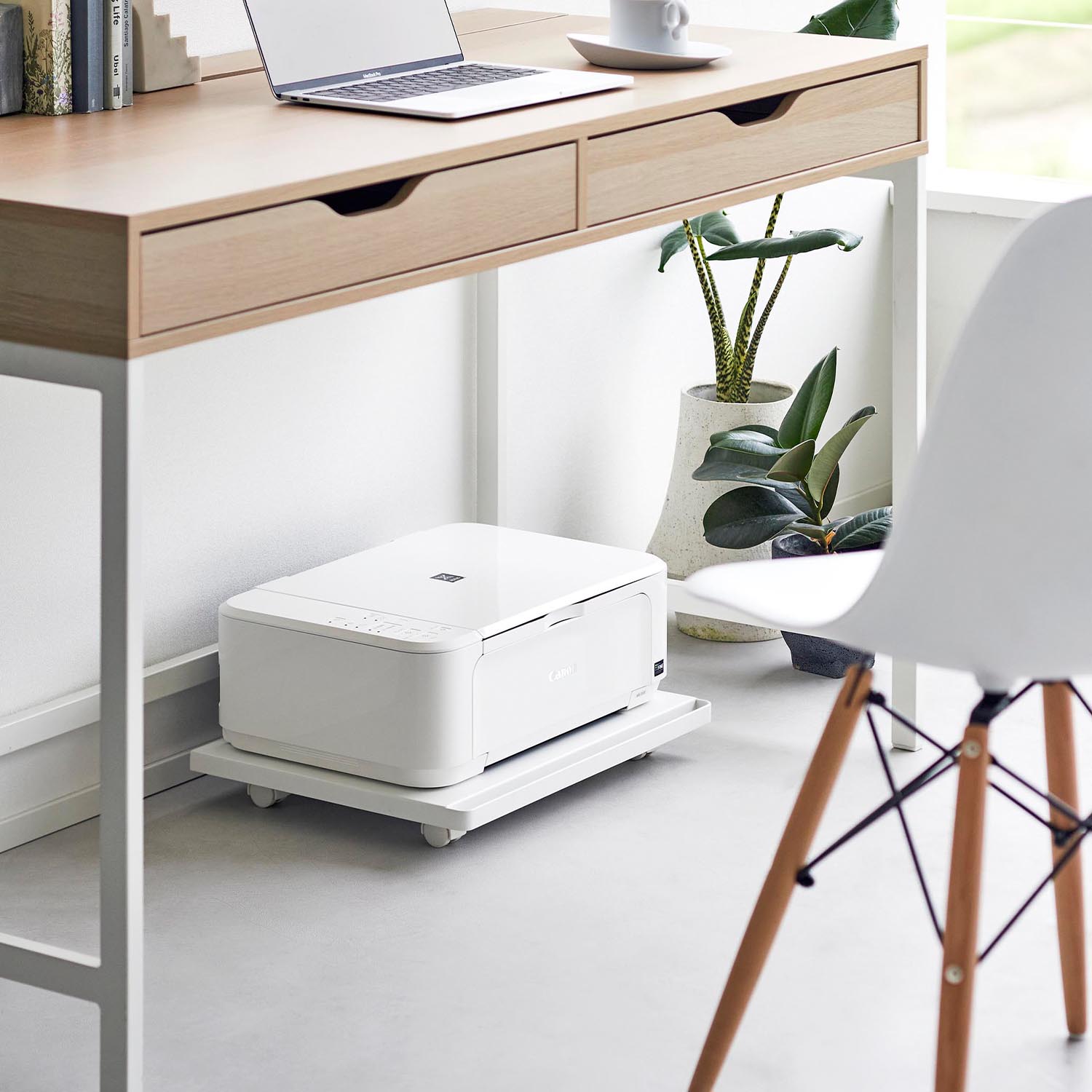Tower Rolling Printer Rack