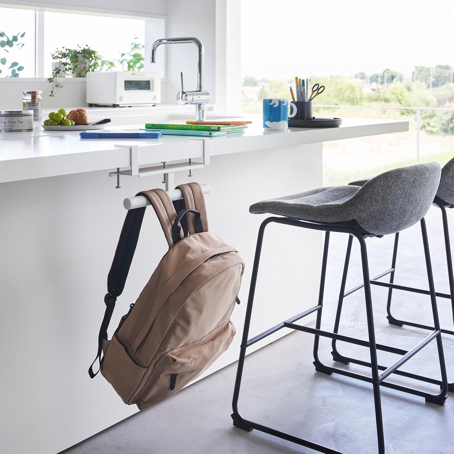 Tower Deskside Backpack Hanger