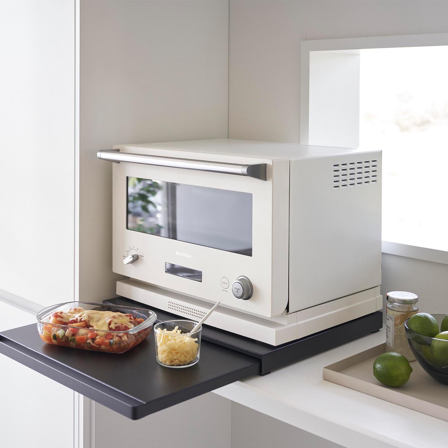 Tower Countertop Pull-Out Shelf