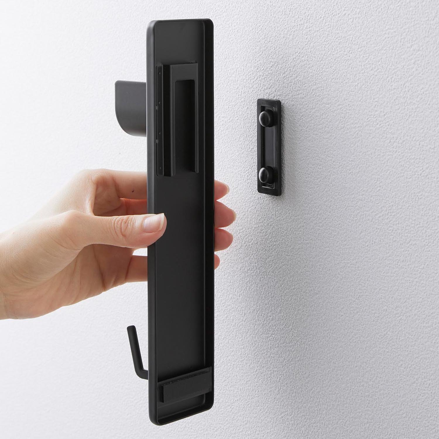 Tower Wall-Mounted Laundry Pole Holder