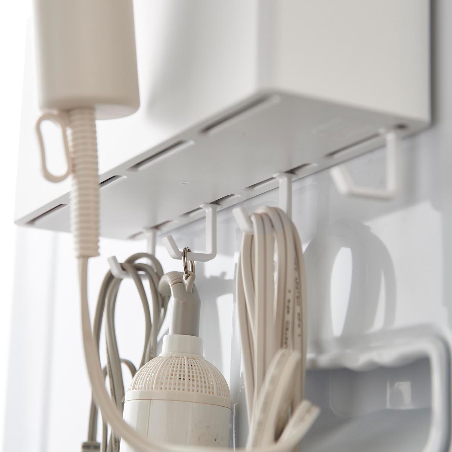 Mist Self Adhesive Storage Caddy - Sectioned