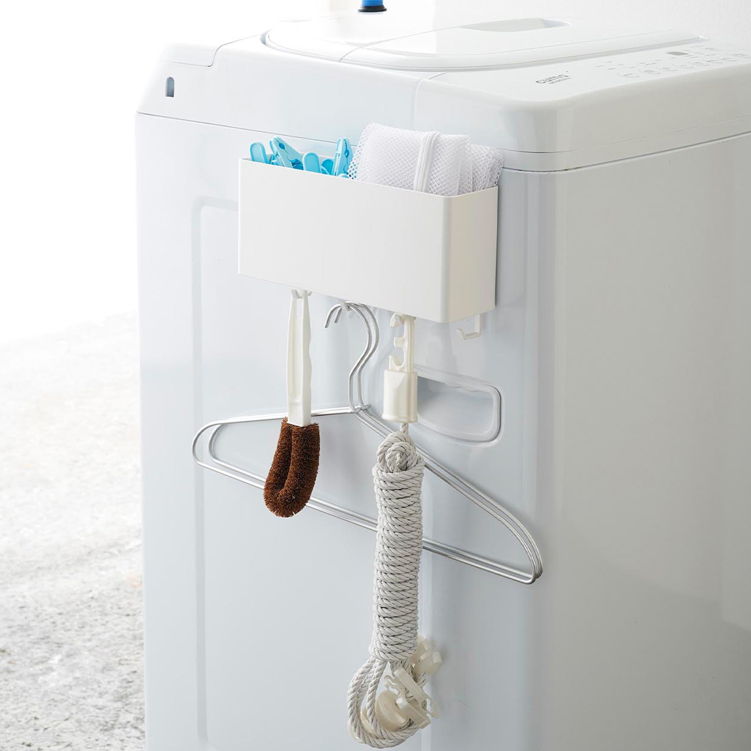 Mist Self Adhesive Storage Caddy - Sectioned