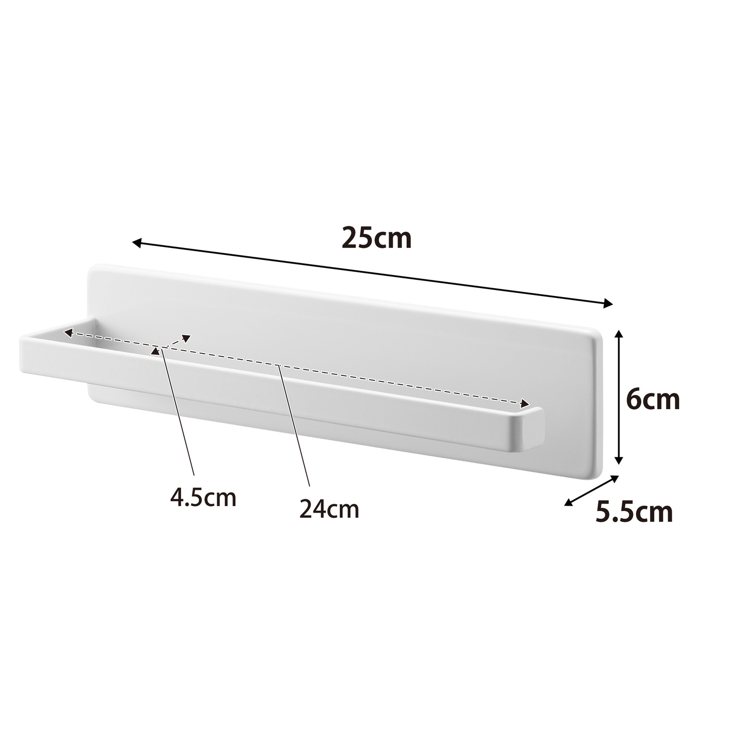 Tower Self Adhesive Paper Towel Holder Size Spec