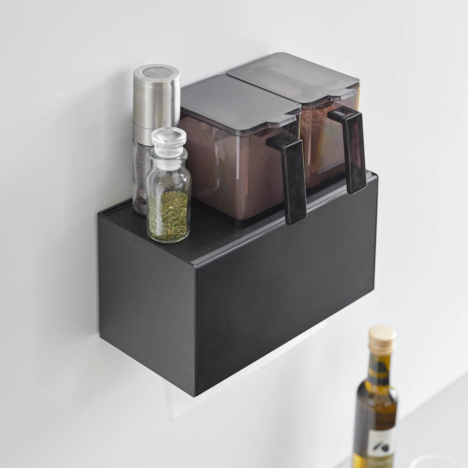 Tower Magnteic Paper Towel Dispenser With Tray