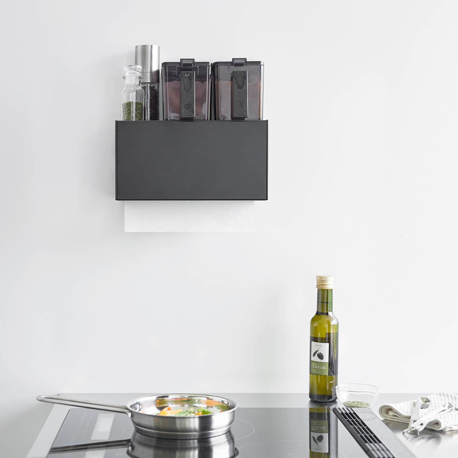 Tower Magnteic Paper Towel Dispenser With Tray