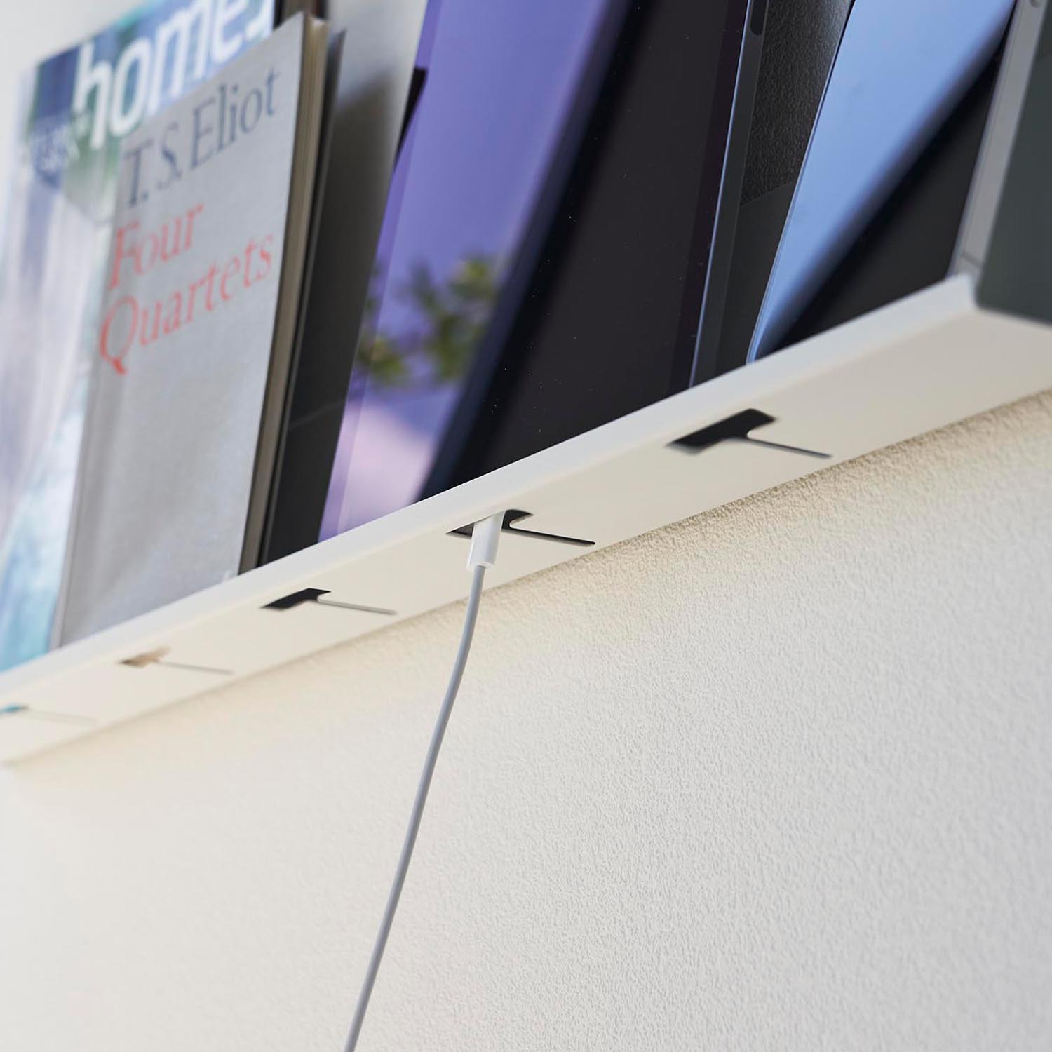 Tower Wall-Mounted Tablet Shelf