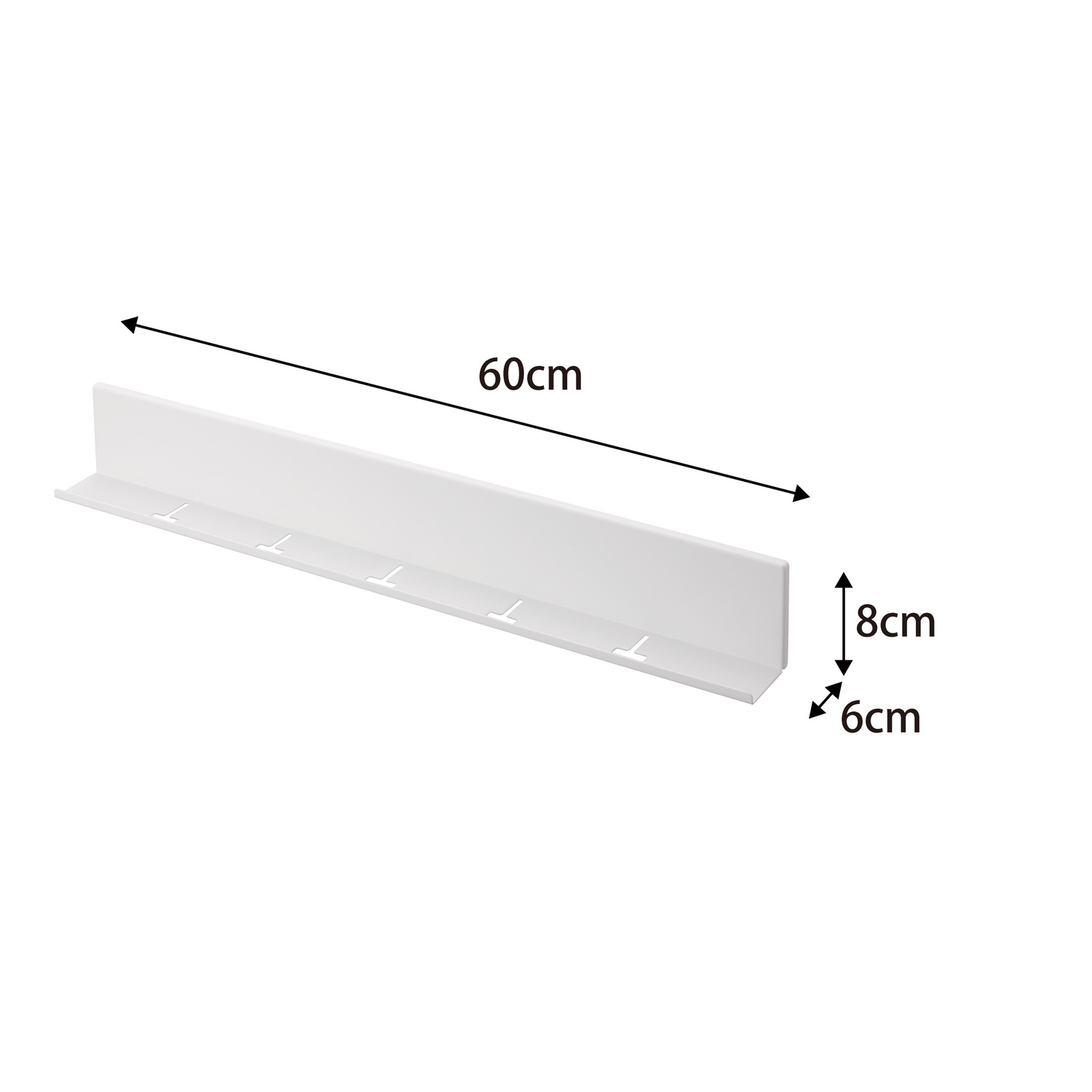 Tower Wall-Mounted Tablet Shelf Size Spec