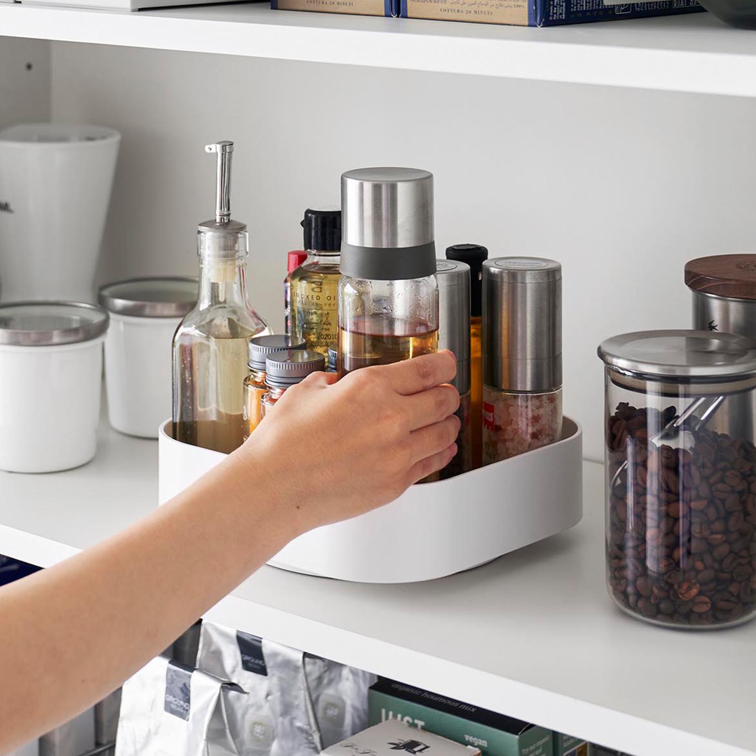 Tower Rotating Storage Tray - Square