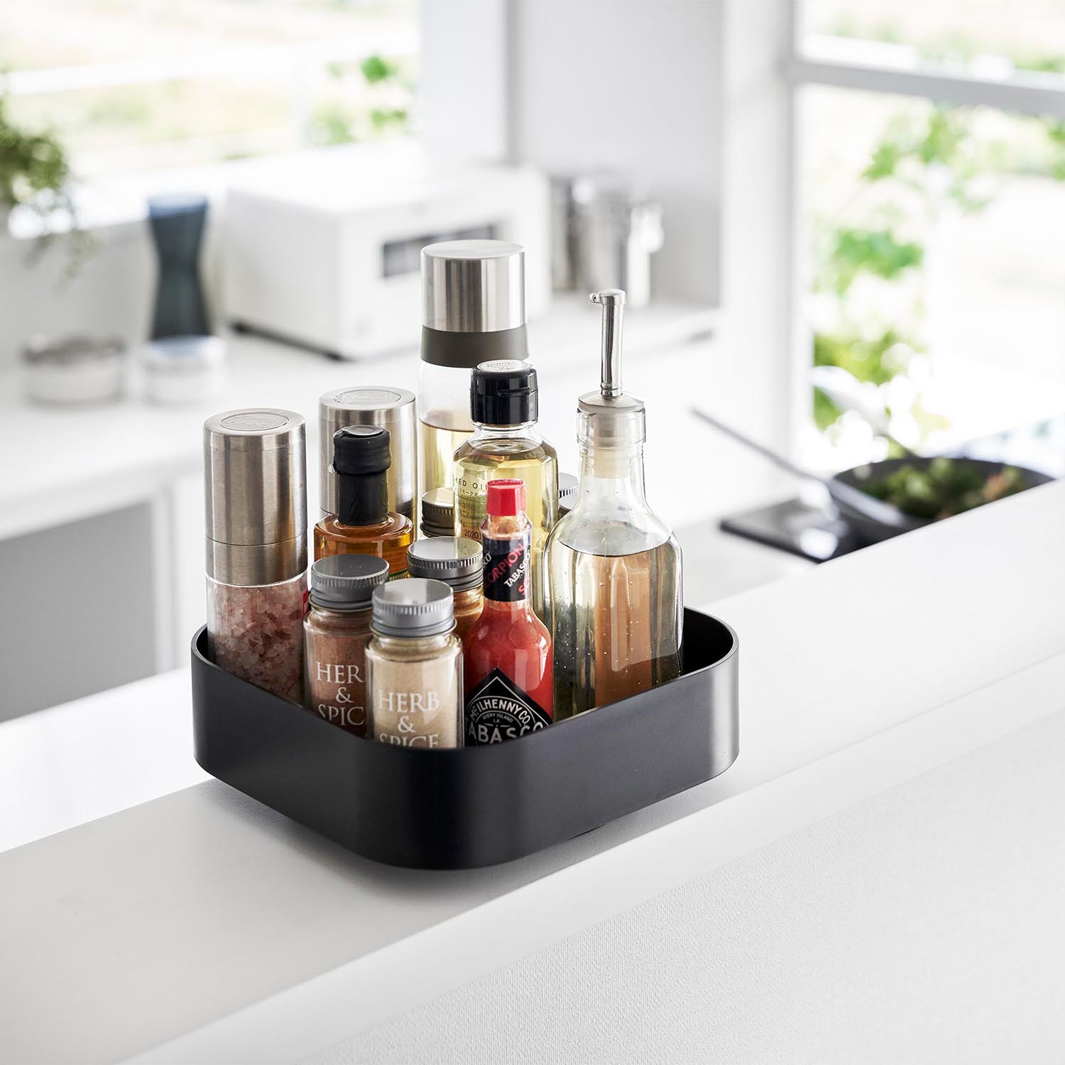 Tower Rotating Storage Tray - Square