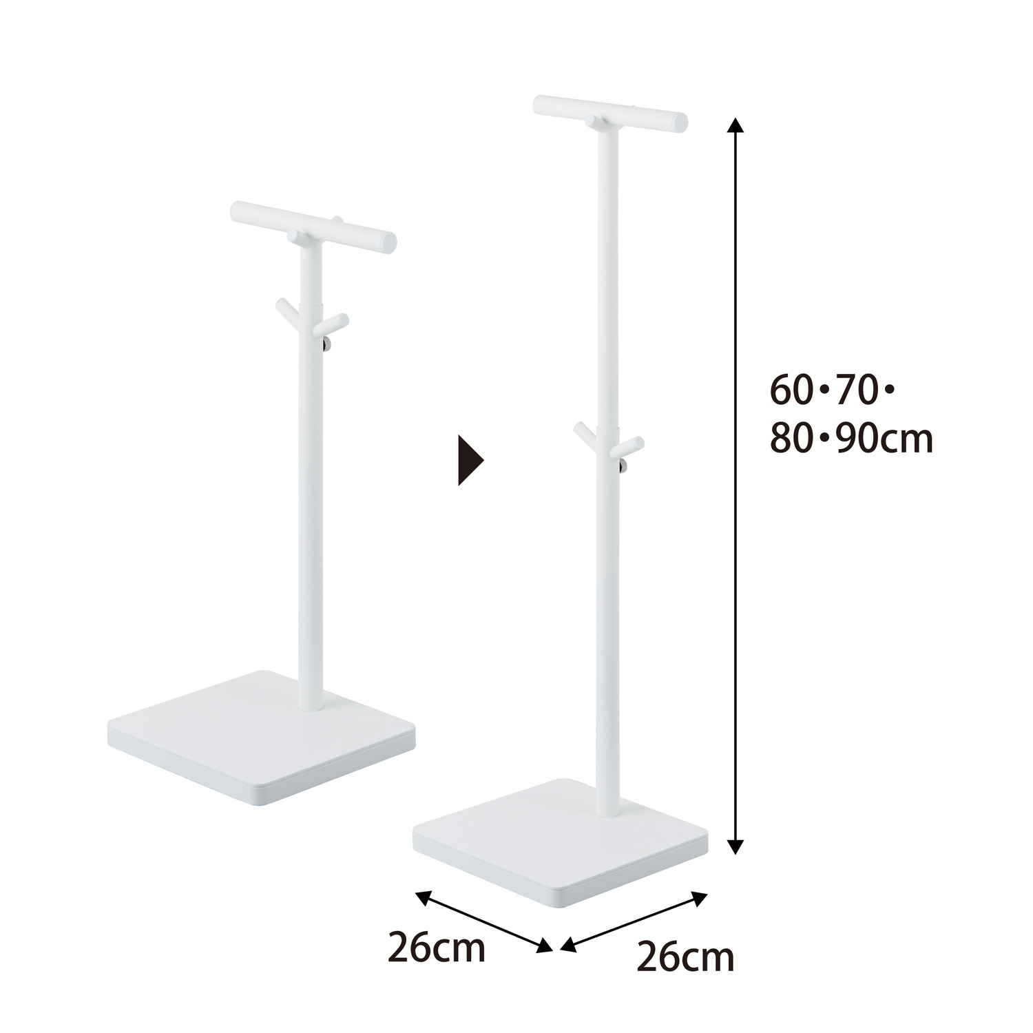 Tower Kids' Expandable Backpack Stand Size Spec