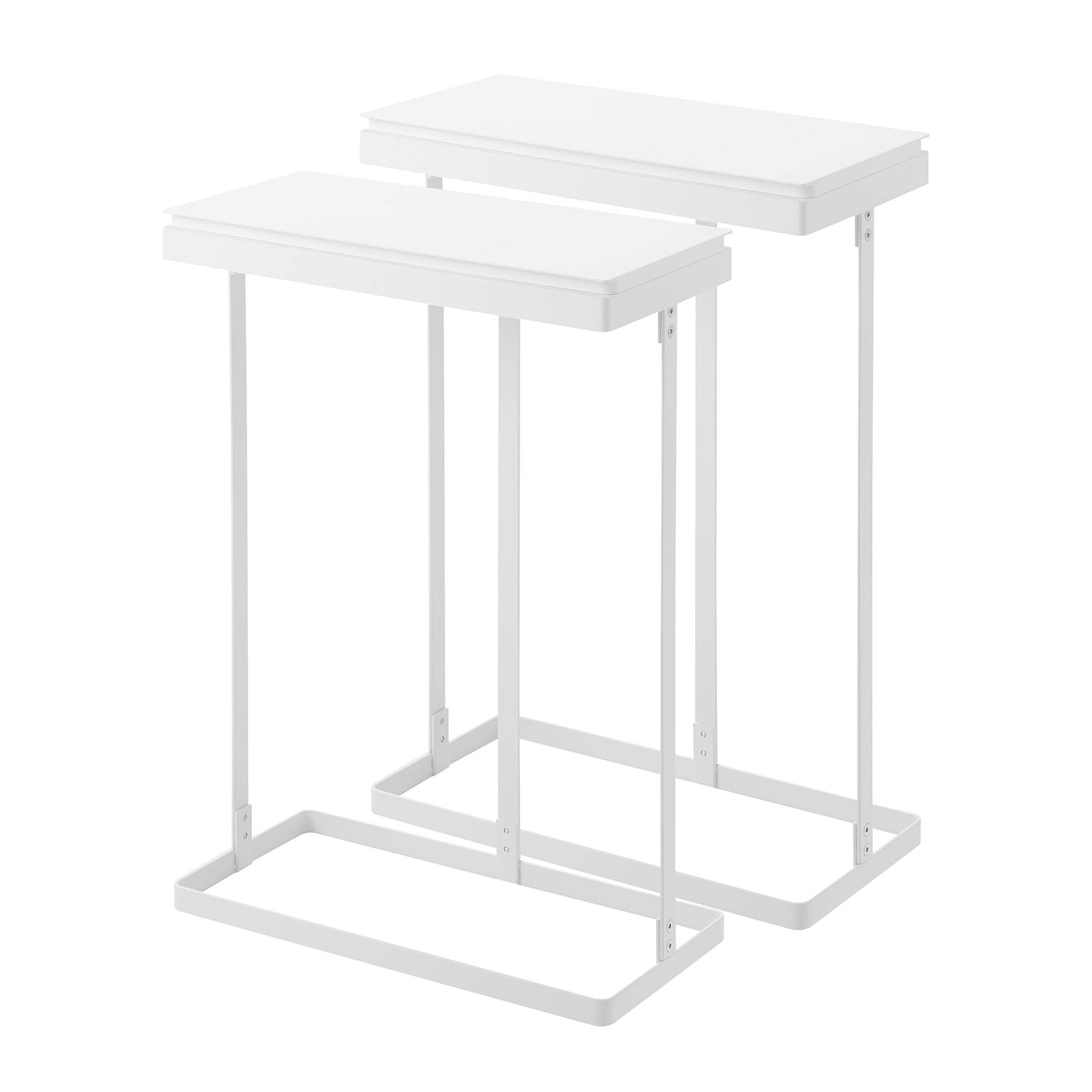 Tower Rubbish Bag Holder With Horizontal Lid - 2-Set