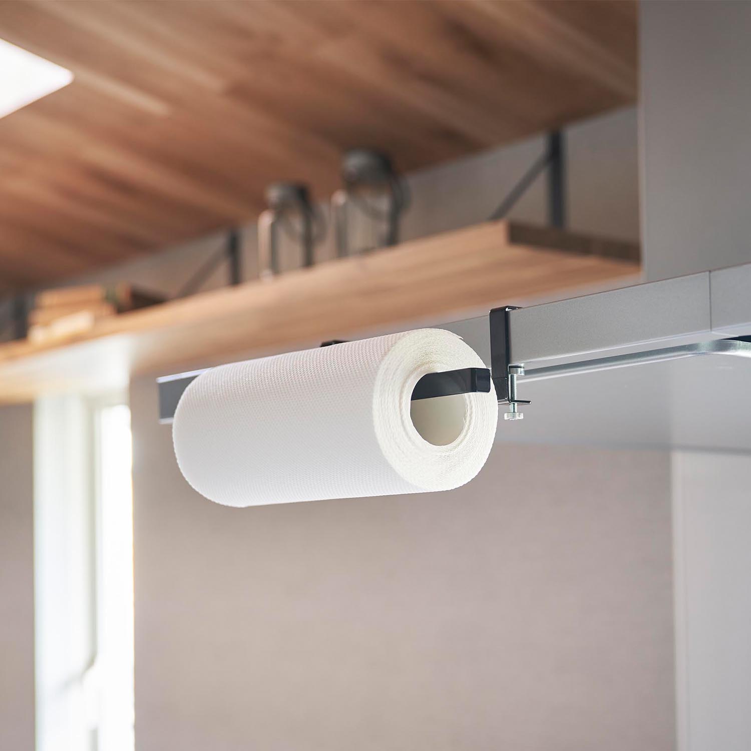 Tower Range Hood-Mounted Paper Towel Holder
