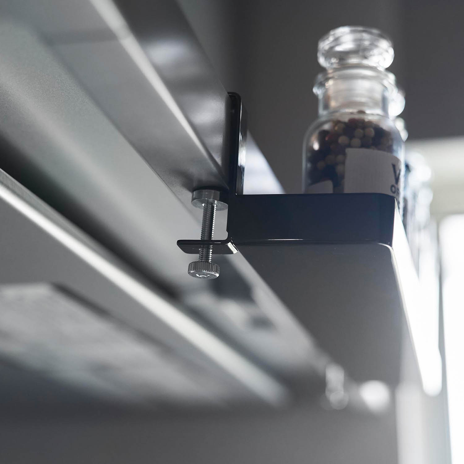 Tower Range Hood-Mounted Spice Rack