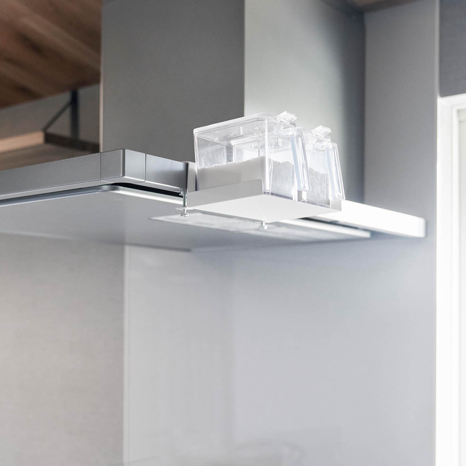 Tower Range Hood-Mounted Seasonings Rack