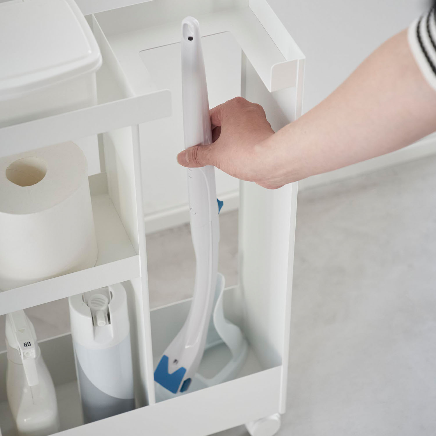 Tower Three-Tier Bathroom Storage Cart