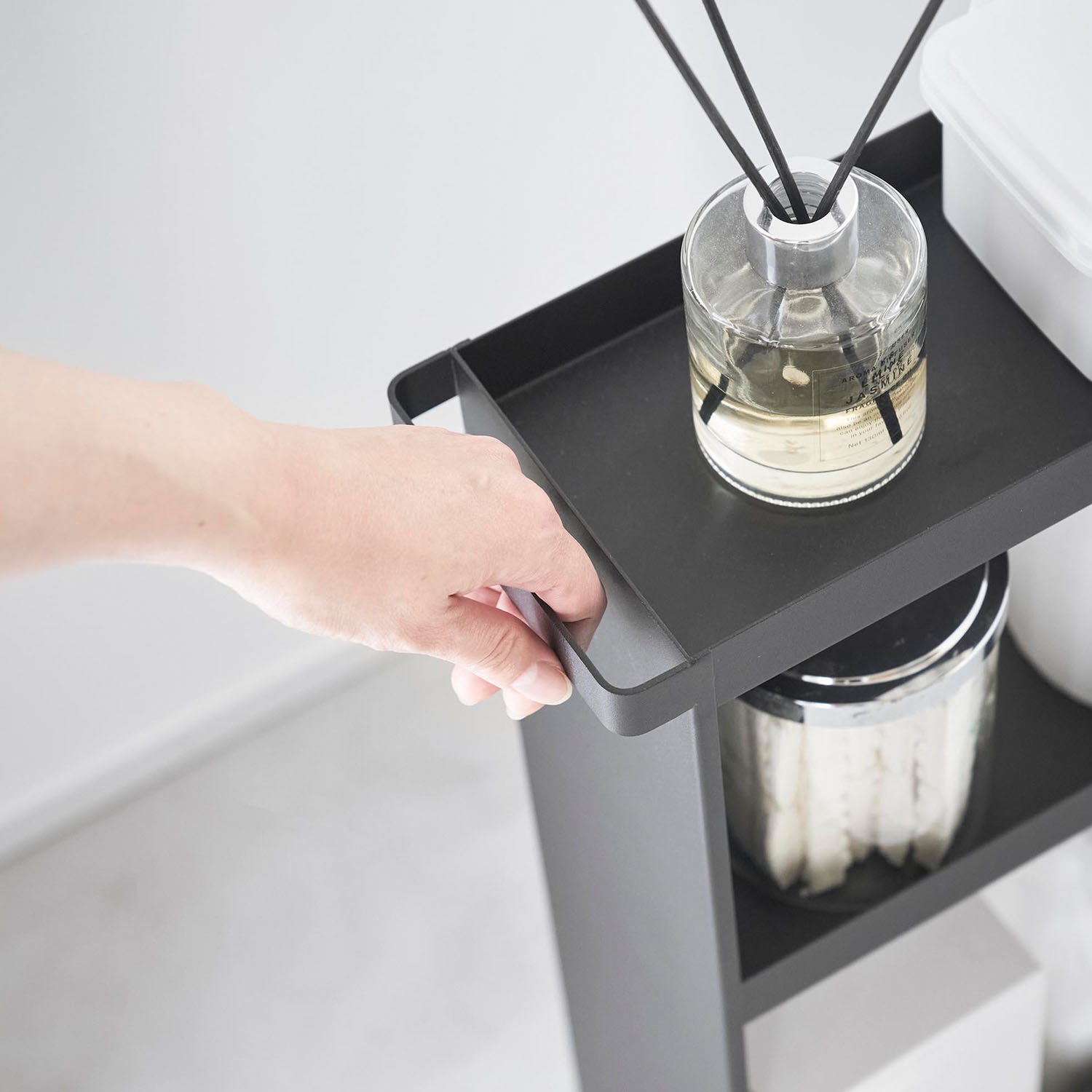 Tower Three-Tier Bathroom Storage Cart